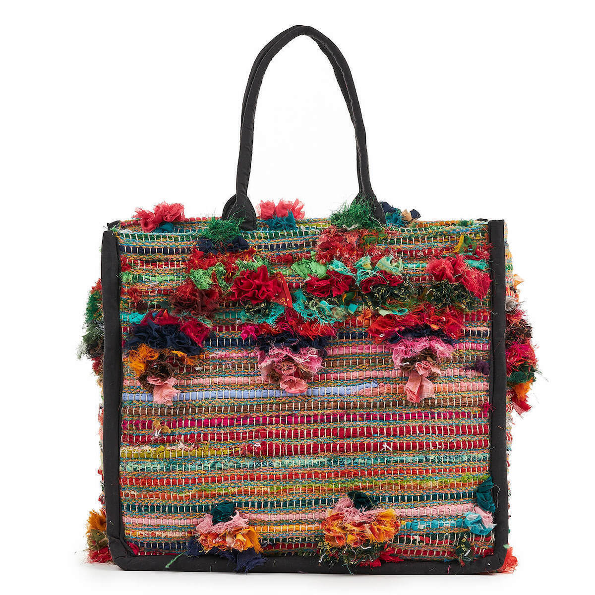 Verde Γυναικεία Τσάντα Θαλάσσης 14-0169 Βισκόζη Πολύχρωμο Verde Γυναικεία Τσάντα Θαλάσσης 14-0169 Βισκόζη Πολύχρωμο