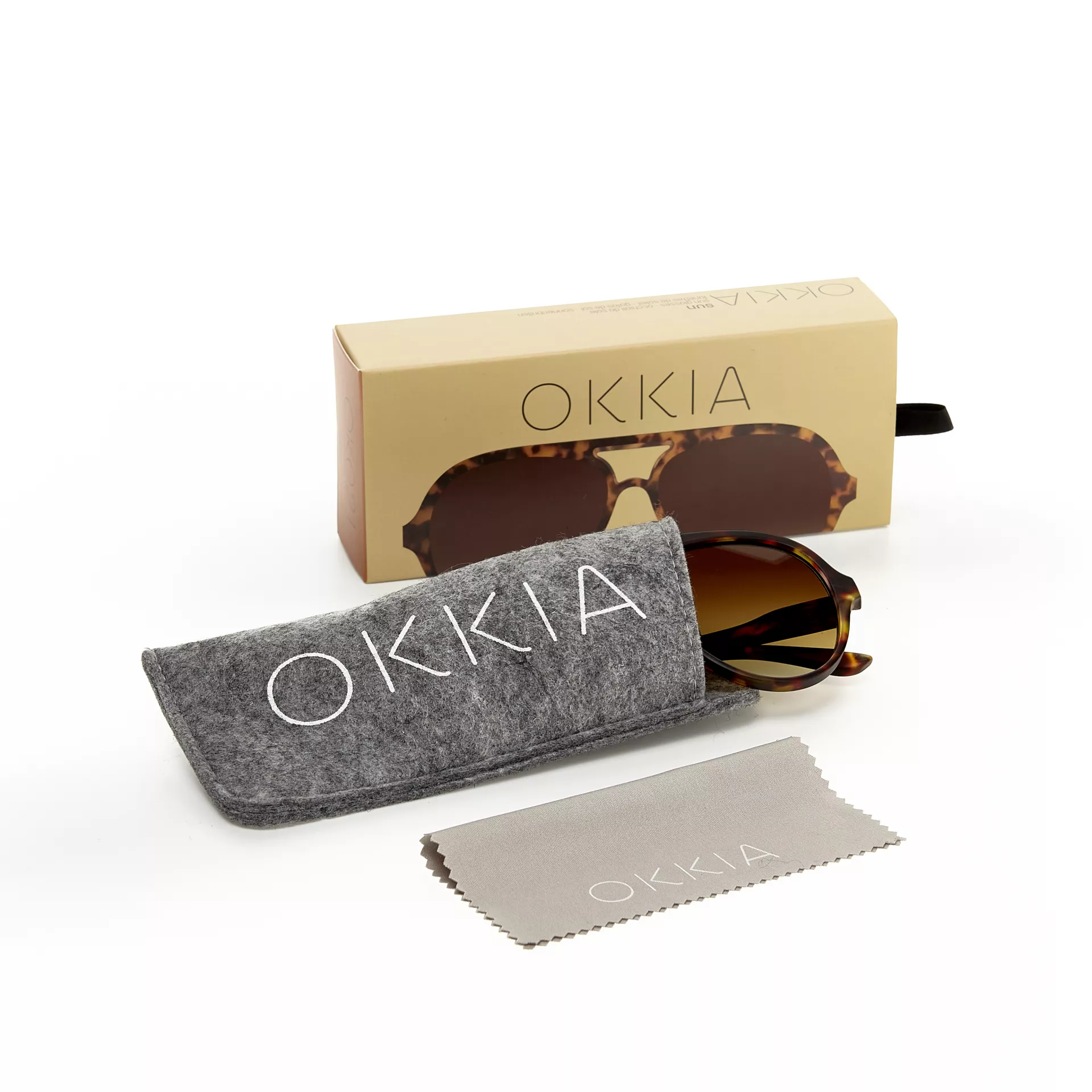 Okkia γυαλιά ηλίου Alessio -Unisex  Classic Havana