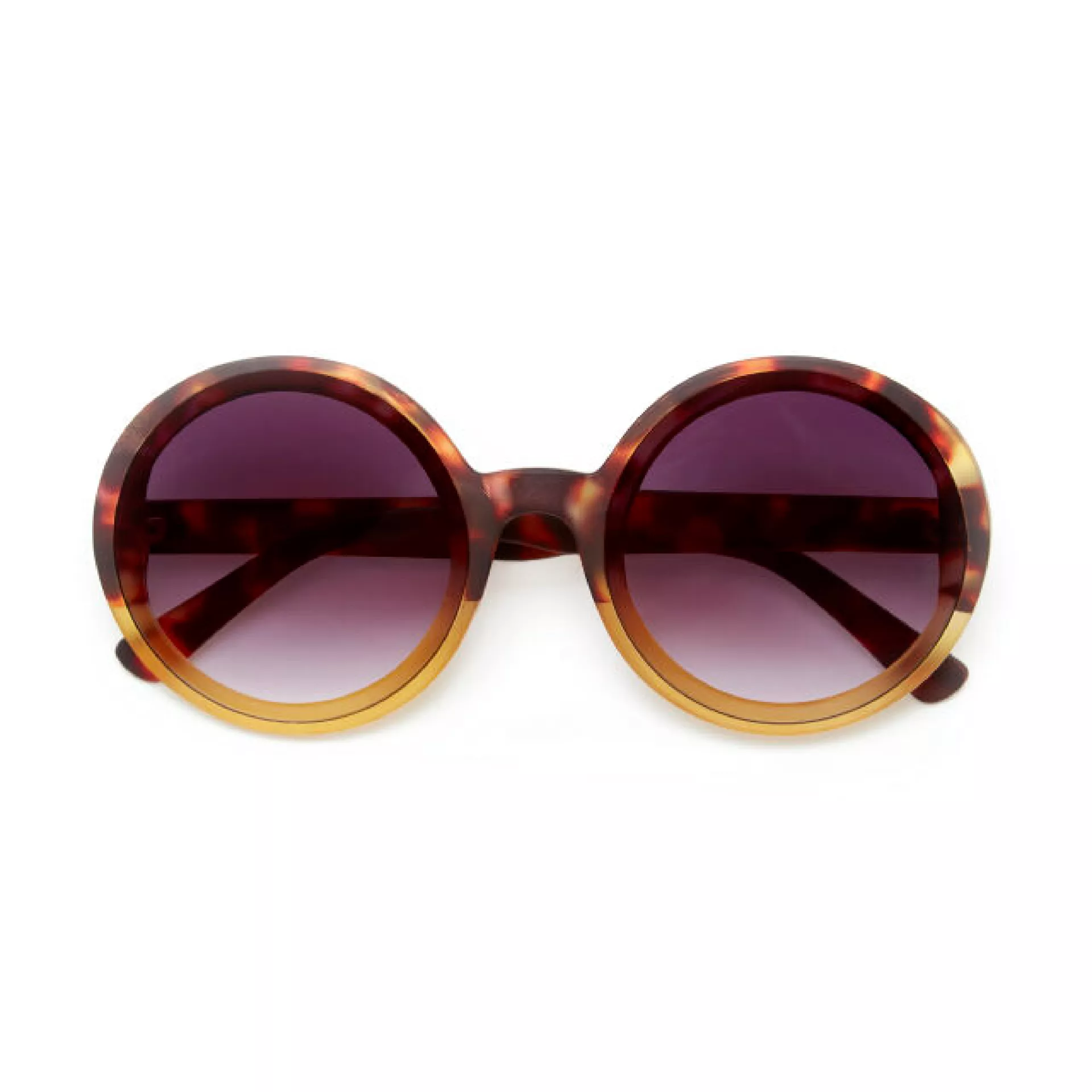 Okkia γυαλιά ηλίου Monica Round – Havana yellow