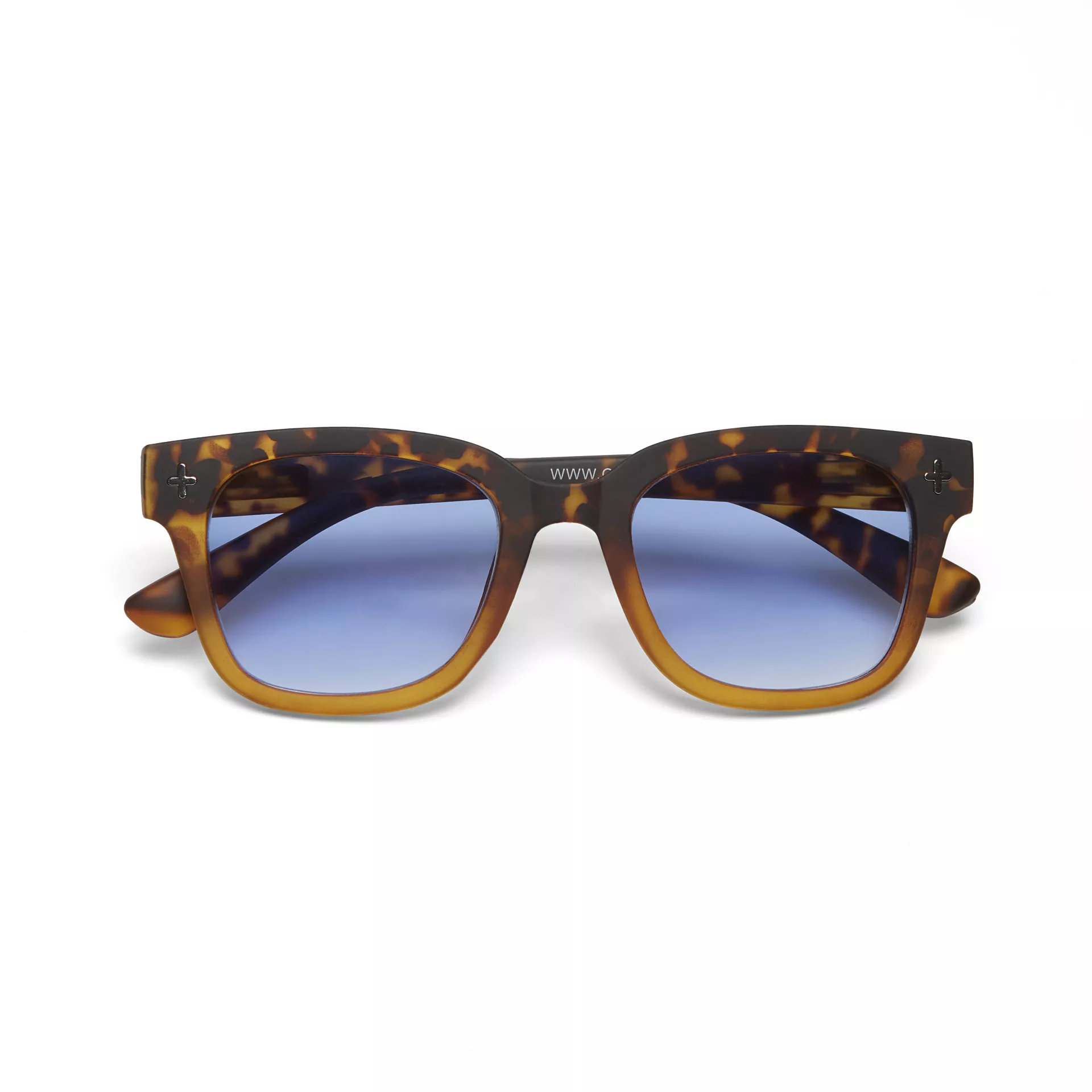 Okkia γυαλιά ηλίου Giovanni - Unisex Havana Yellow (blue lenses)