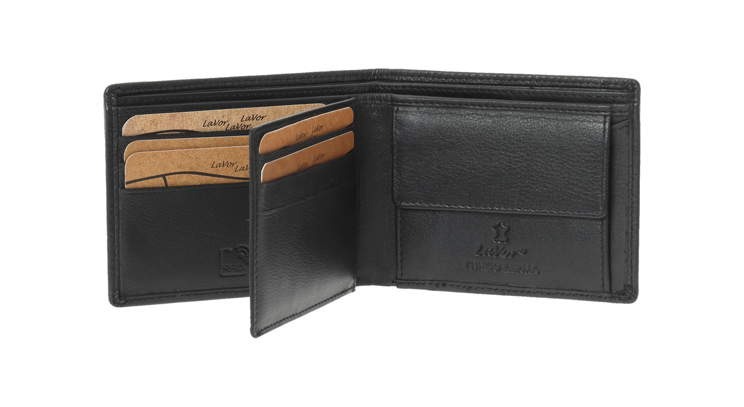 Ανδρικό Δερμάτινο Πορτοφόλι Lavor 2122 Καφέ