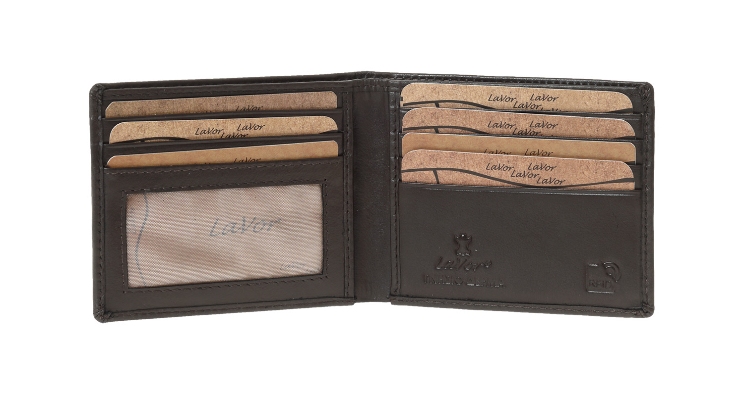 Ανδρικό Δερμάτινο Πορτοφόλι Lavor 2125 Καφέ