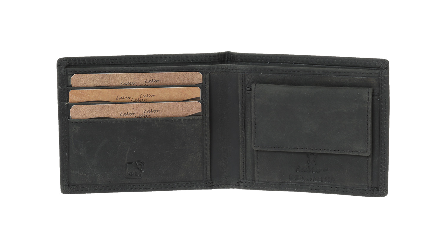 Ανδρικό Δερμάτινο Πορτοφόλι Lavor 2129 Μαύρο Ανδρικό Δερμάτινο Πορτοφόλι Lavor 2129 Μαύρο