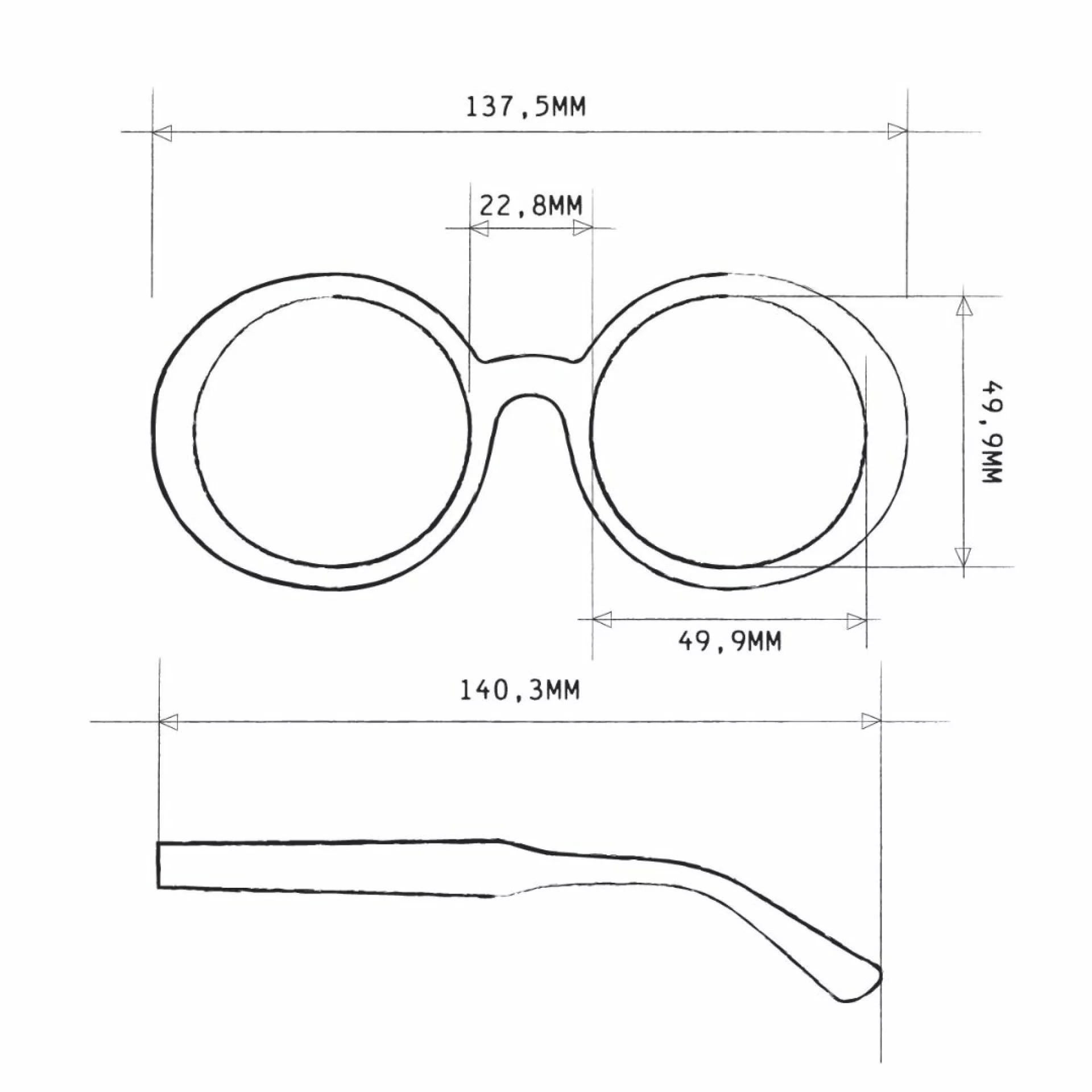 Γυαλιά διαβάσματος πρεσβυωπίας okkia Lauro Round – Classic Havana