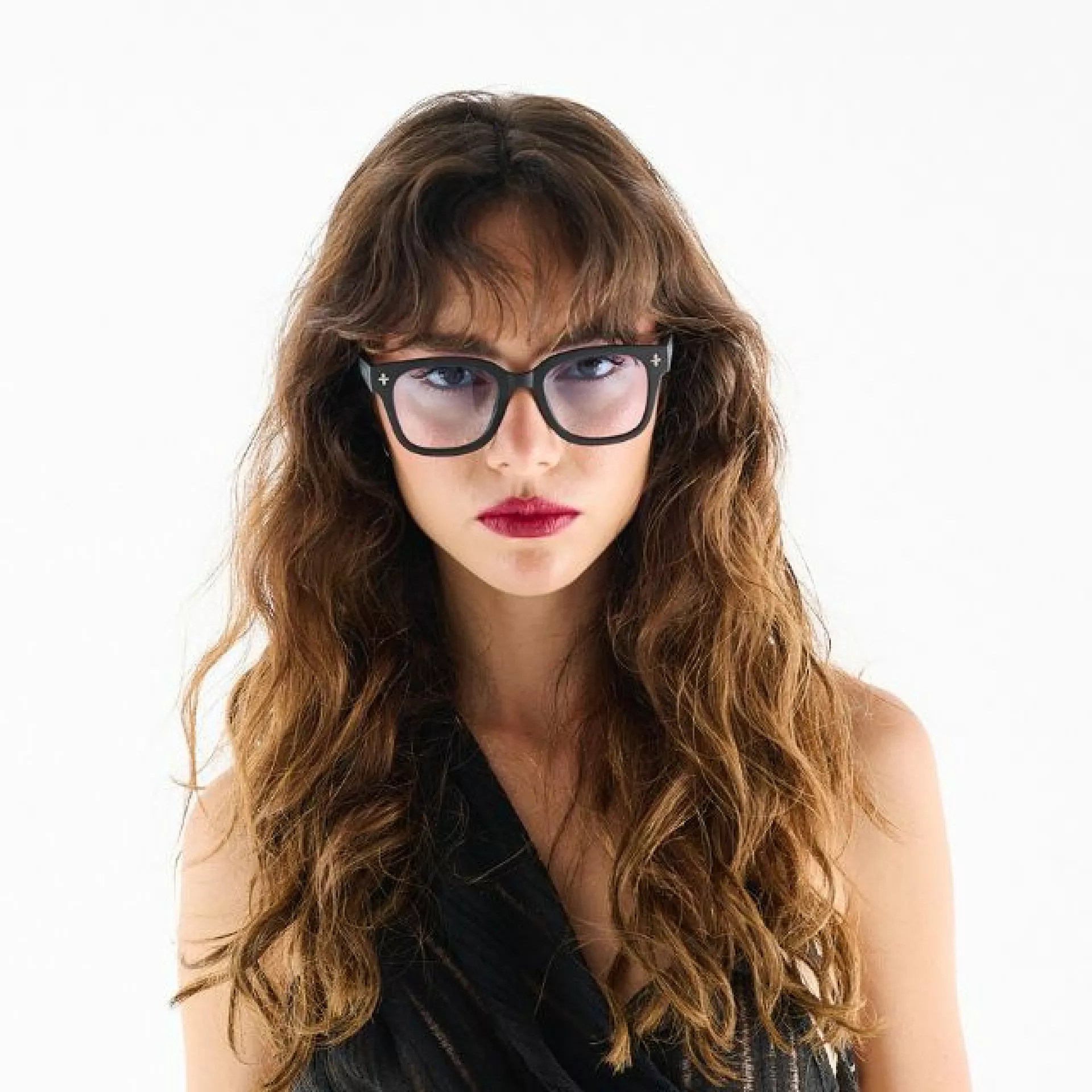 Okkia γυαλιά ηλίου Giovanni - Black and grey (blue lenses)