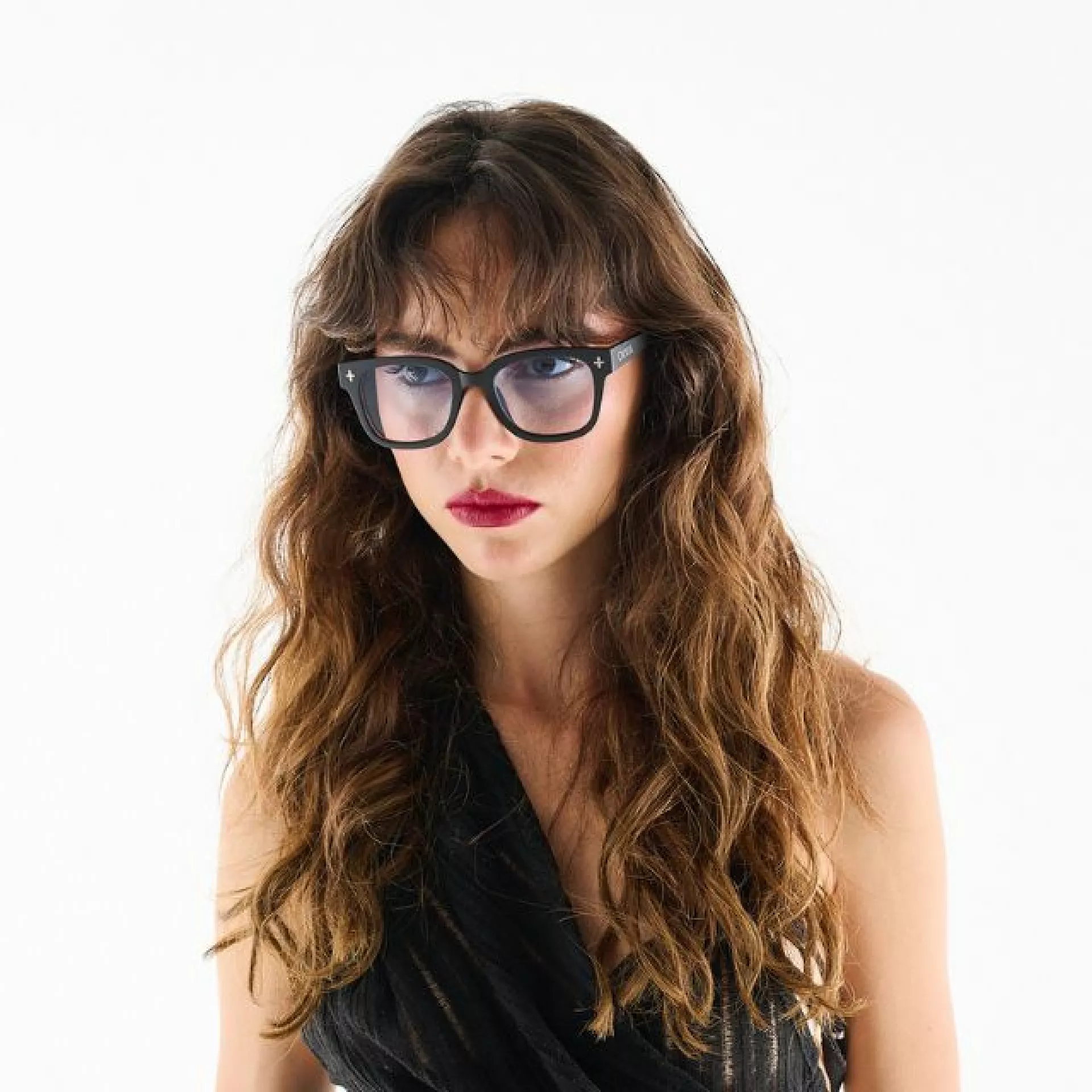 Okkia γυαλιά ηλίου Giovanni - Black and grey (blue lenses)