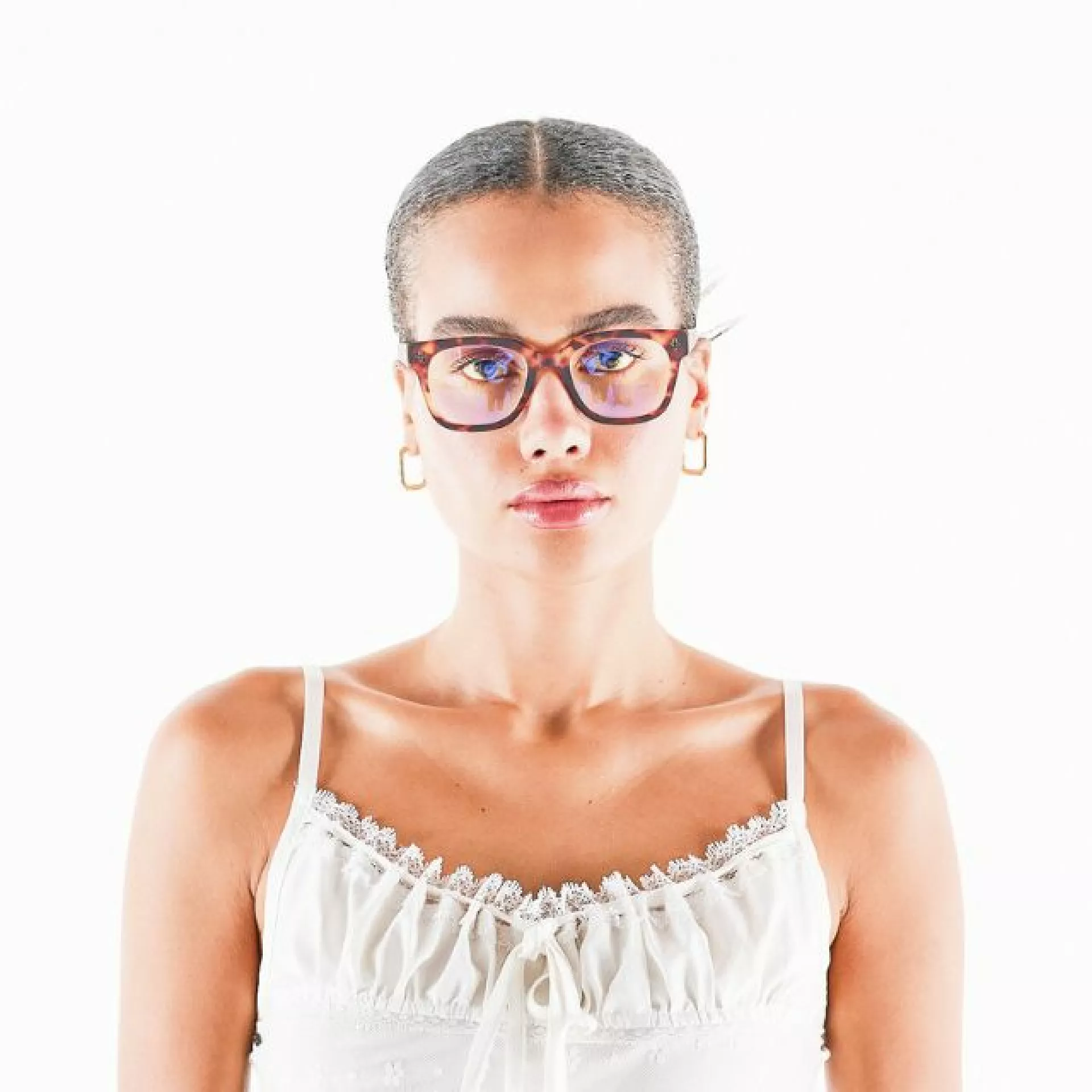 Okkia Γυαλιά Προστασίας Οθόνης Unisex Giovanni (blue lenses) Havana and blue