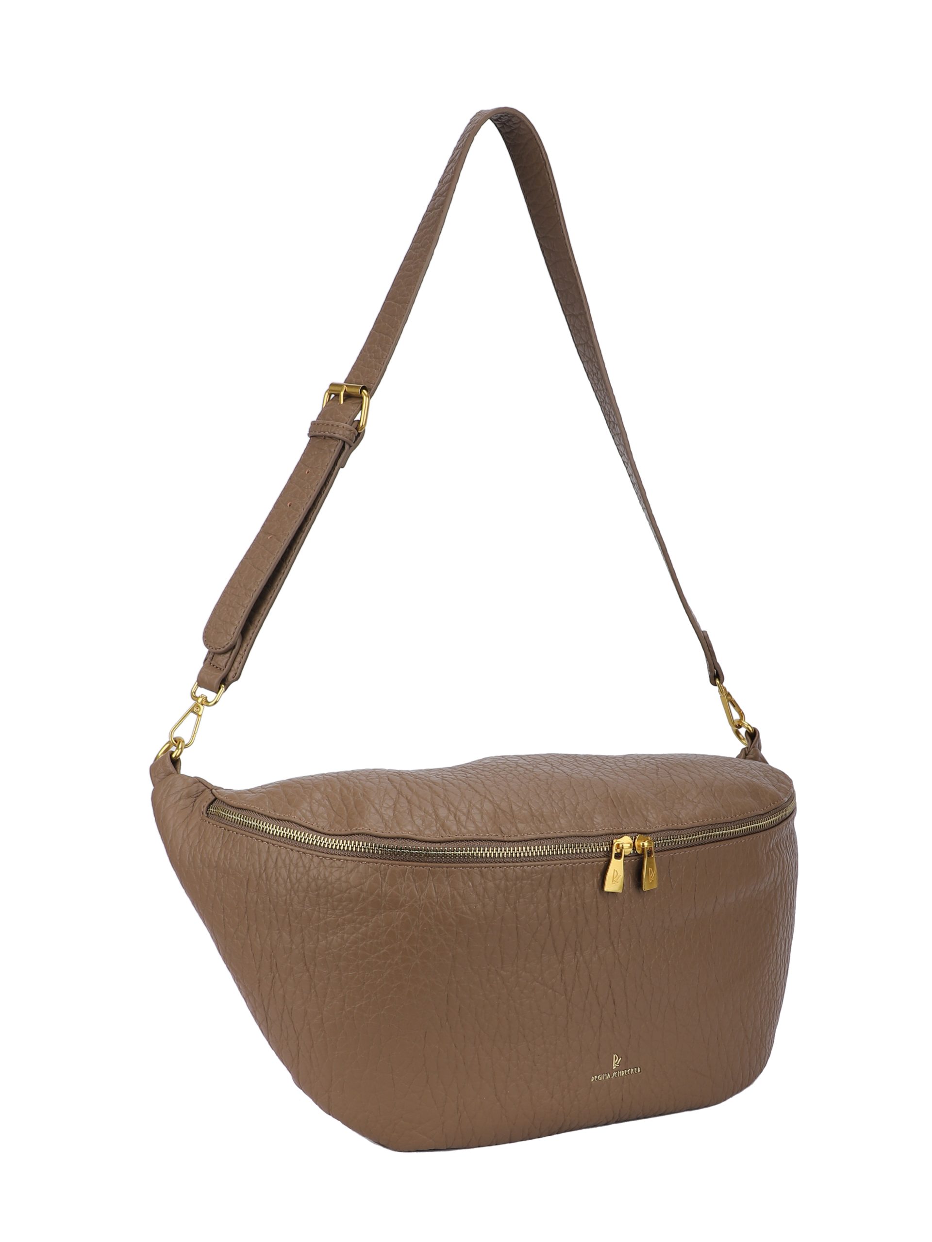 Γυναικεία Τσάντα Ώμου Χιαστί Regina Schrecker RS 4397 BIG Καφέ