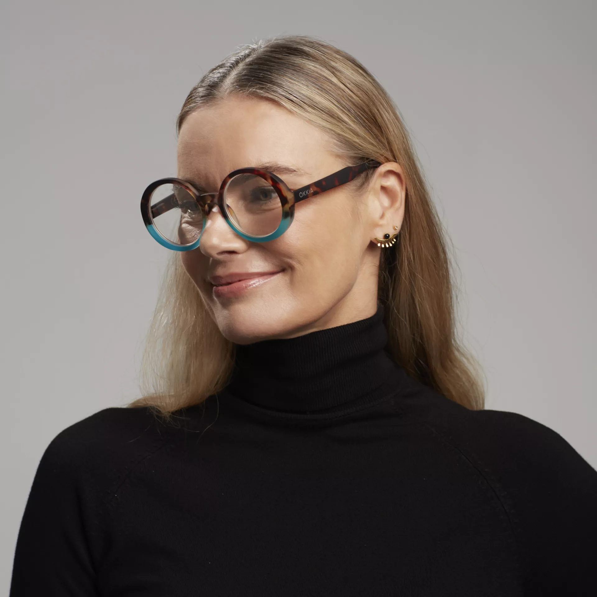 Γυαλιά διαβάσματος πρεσβυωπίας okkia Laura - Havana and blue