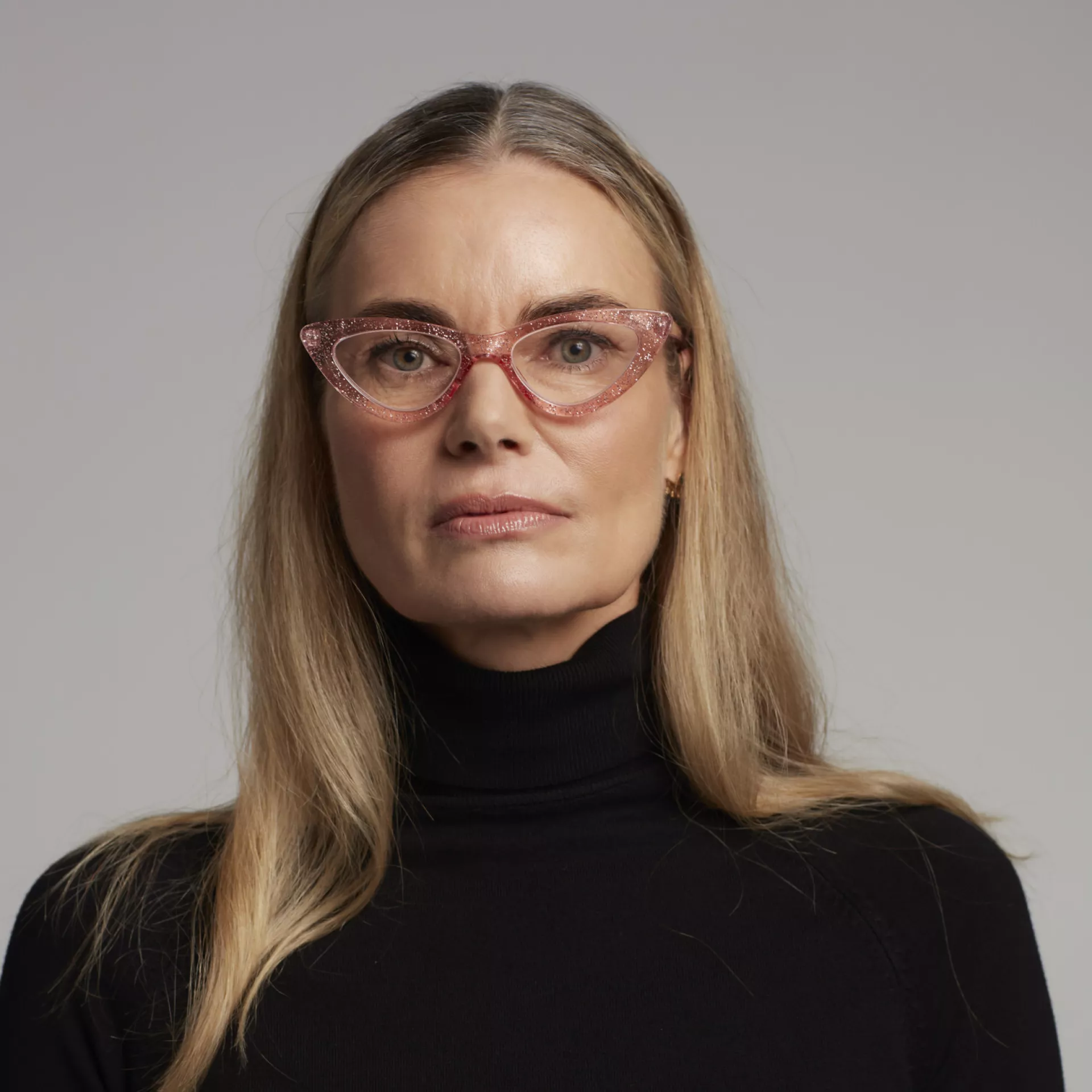 Γυαλιά διαβάσματος πρεσβυωπίας okkia Adriana Small Cat Eye - Glitter pink