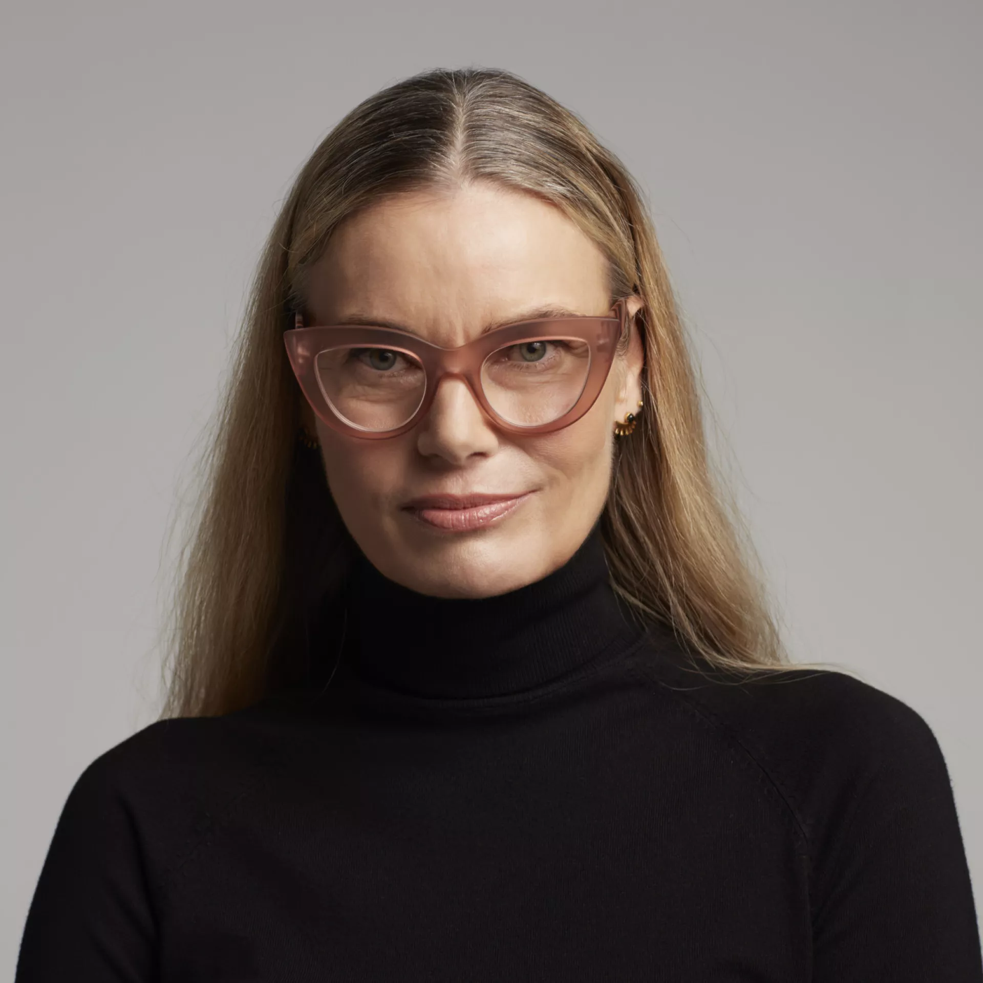 Γυαλιά διαβάσματος πρεσβυωπίας okkia Claudia Big Cat Eye - Pink Havana