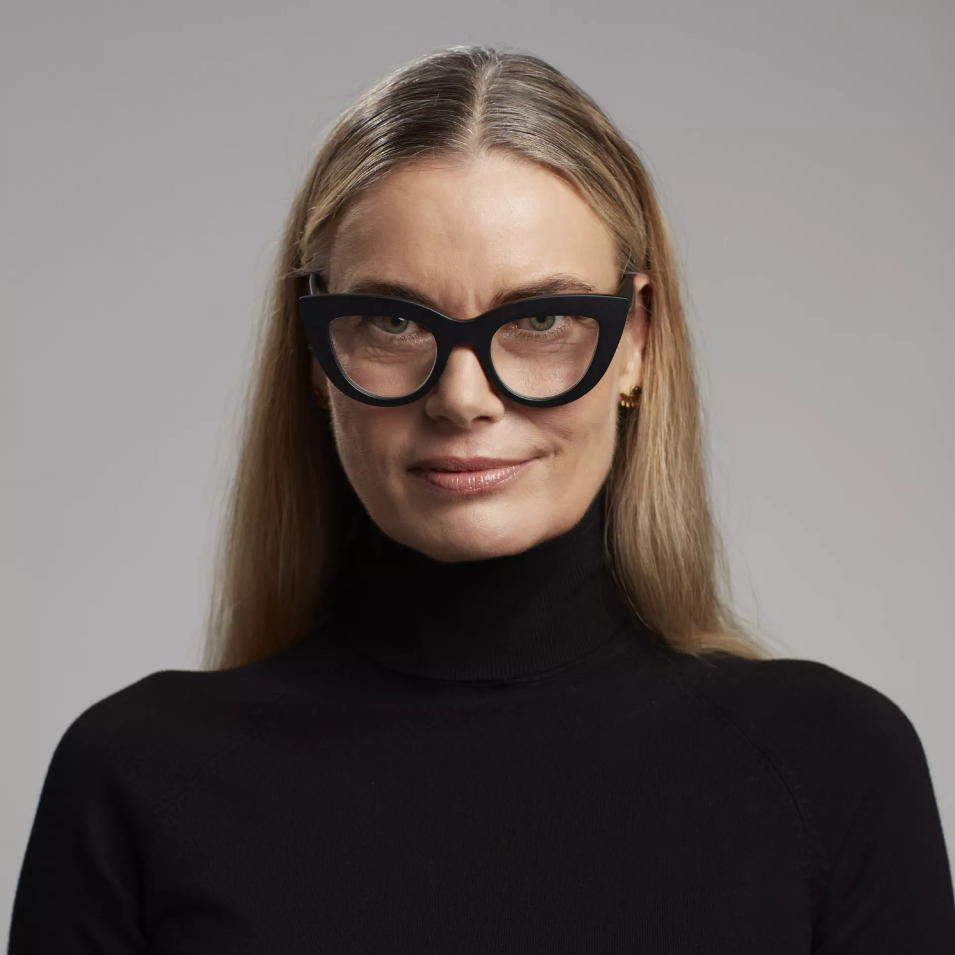 Γυαλιά διαβάσματος πρεσβυωπίας okkia Claudia Big Cat Eye - Black