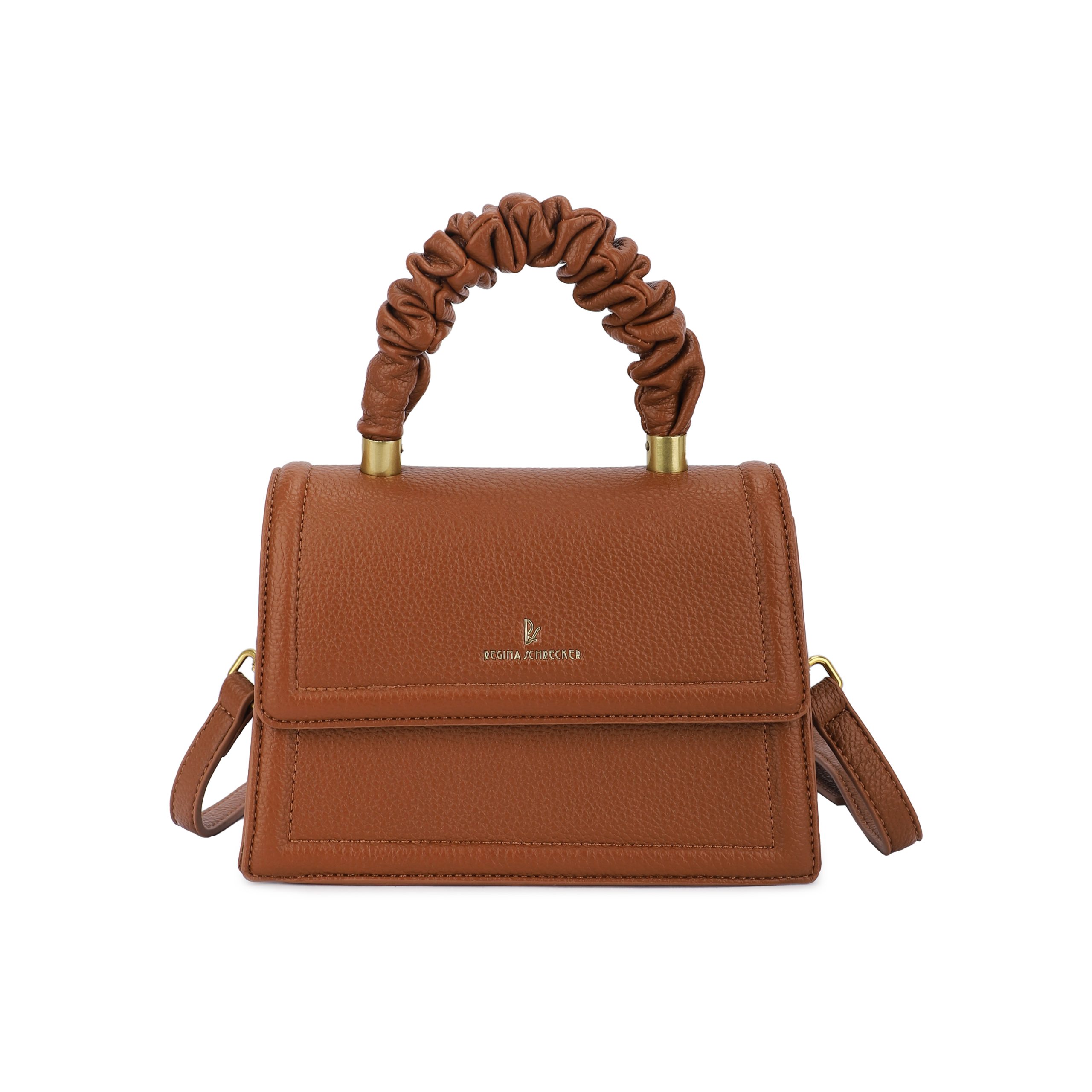 Γυναικεία Τσάντα Χειρός Regina Schrecker RS 4046 Καφέ