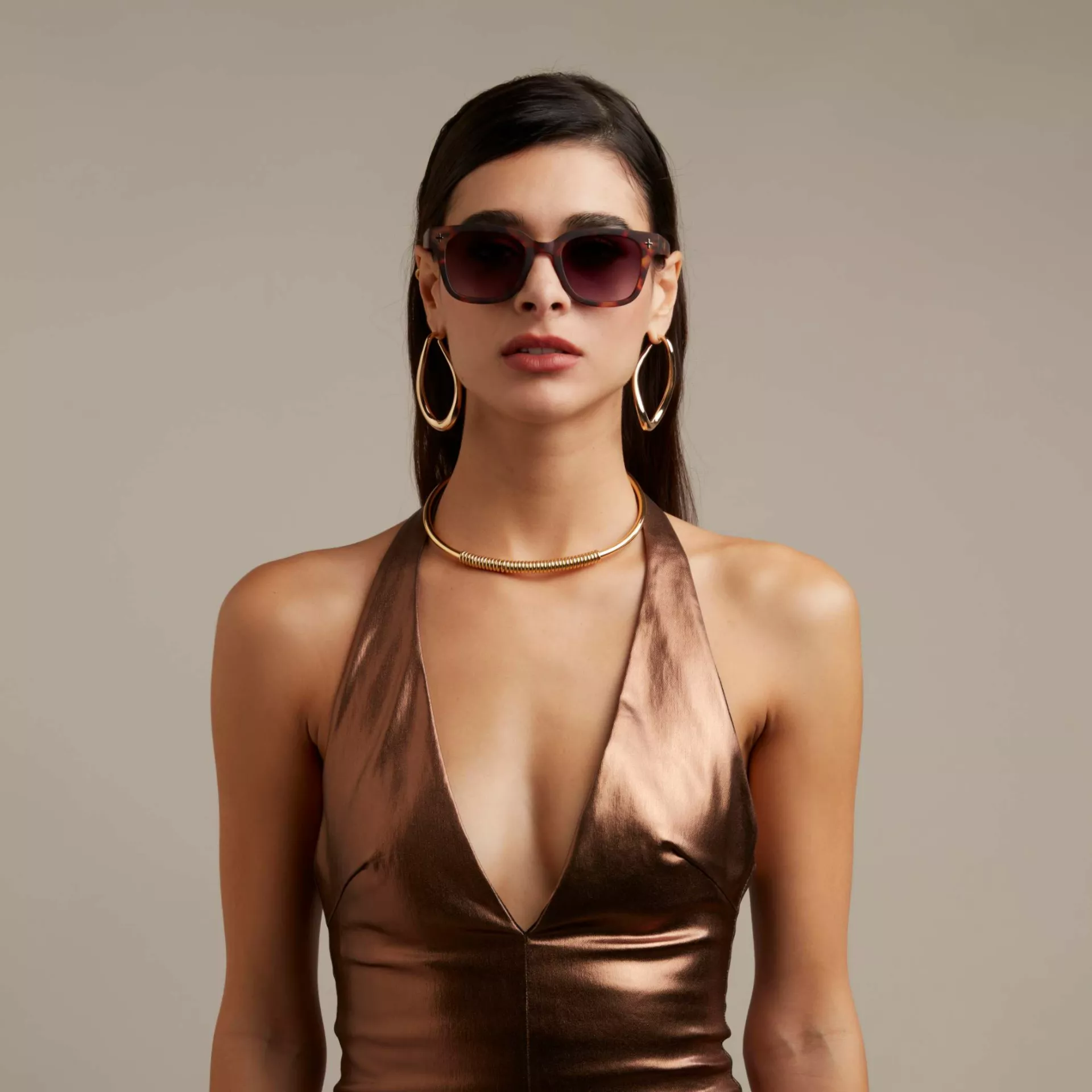 Okkia γυαλιά ηλίου Giovanni - Havana and blue