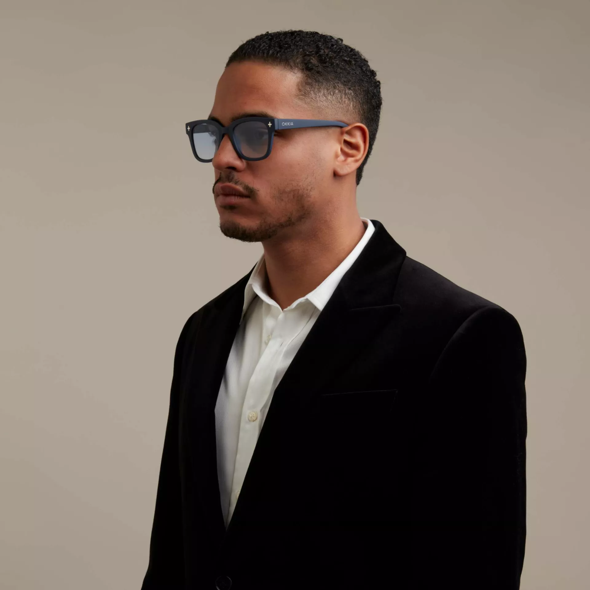 Okkia γυαλιά ηλίου με φίλτρο προστασίας για υπολογιστή Giovanni - Midnight (blue lenses)