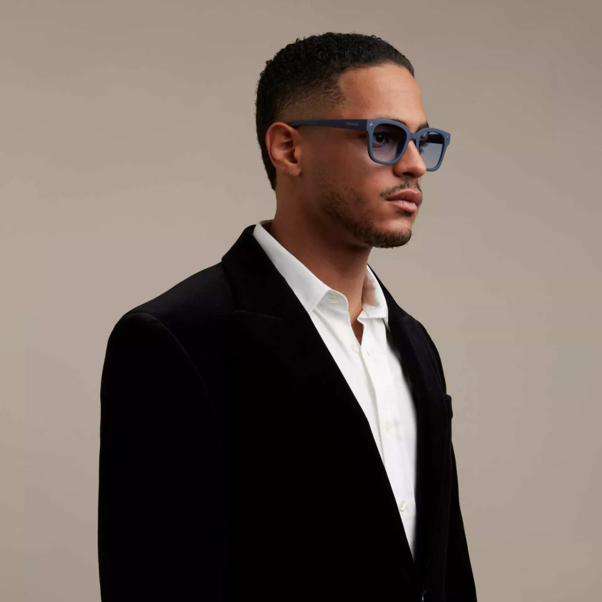 Okkia γυαλιά ηλίου με φίλτρο προστασίας για υπολογιστή Giovanni - Midnight (blue lenses)