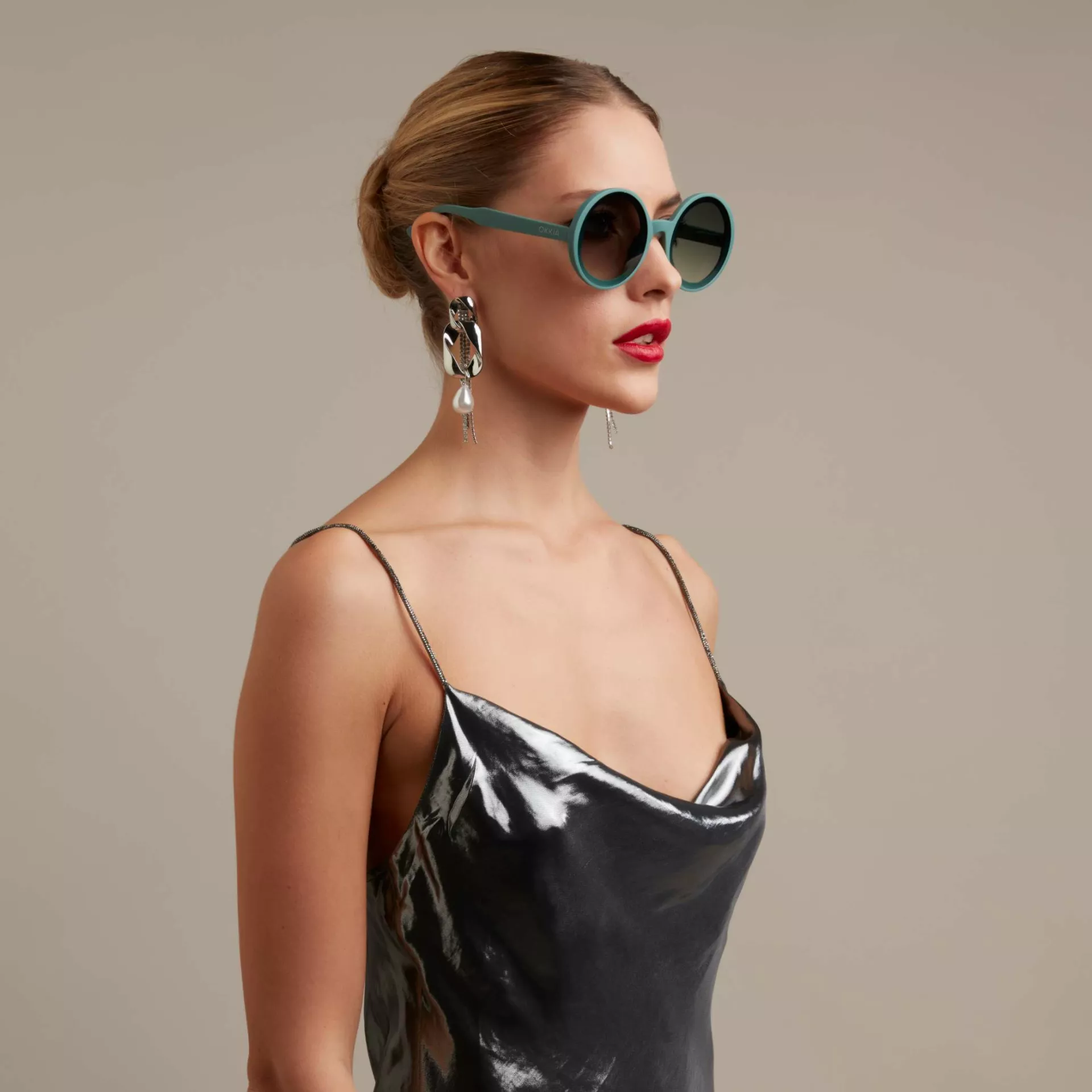 Okkia γυαλιά ηλίου Monica Round – Green Sage Okkia γυαλιά ηλίου Monica Round – Green Sage