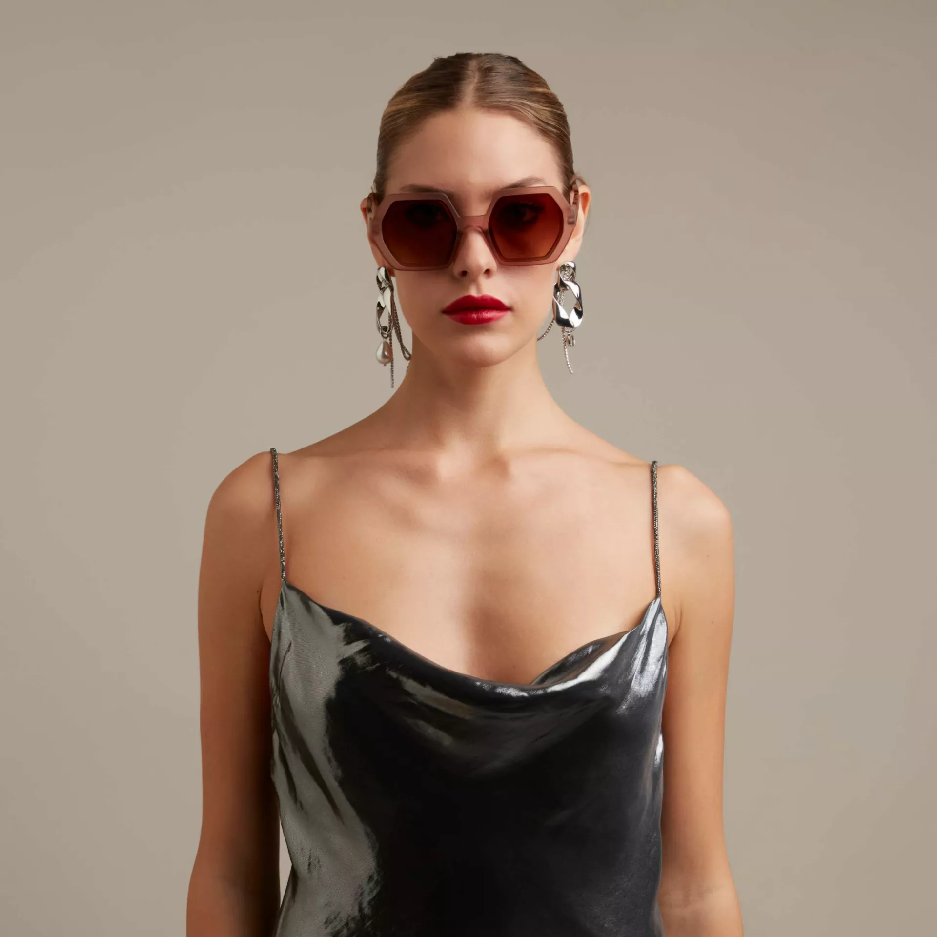 Okkia γυαλιά ηλίου Emma – Pink Havana