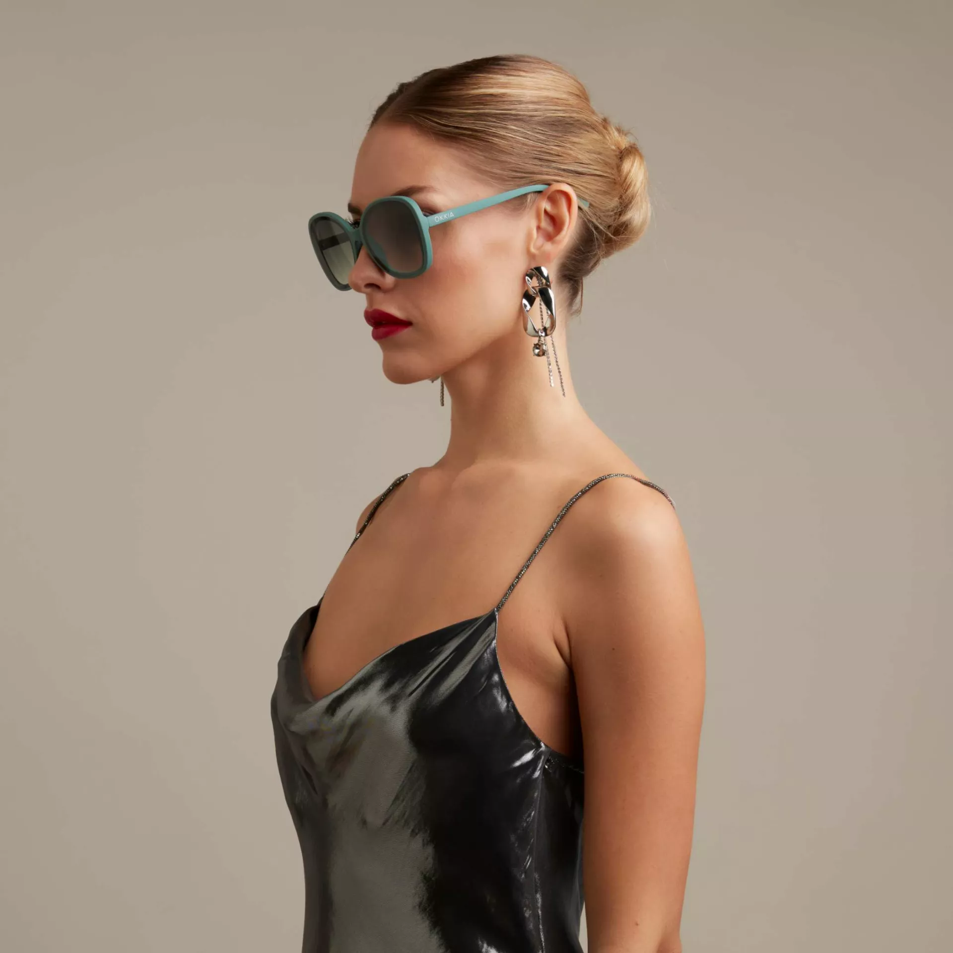 Okkia γυαλιά ηλίου Anna - Green Sage