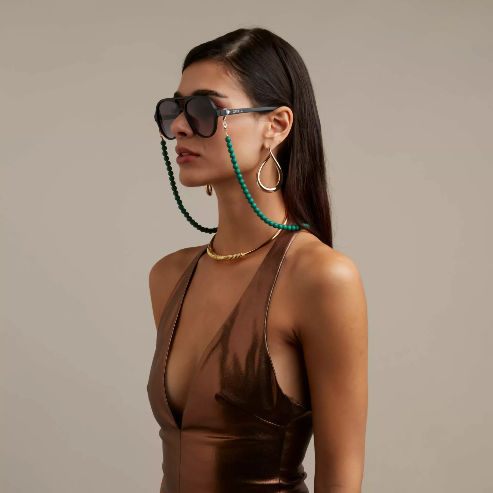 Okkia γυαλιά ηλίου Alessio - Unisex Black