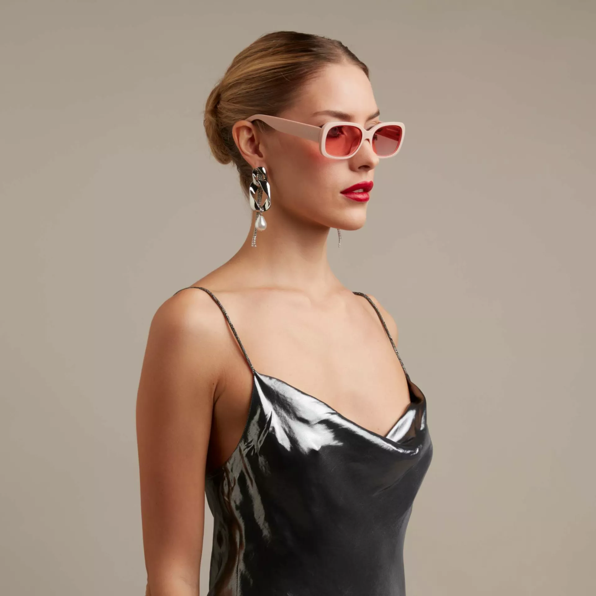 Okkia γυαλιά ηλίου Chiara Dusty Pink