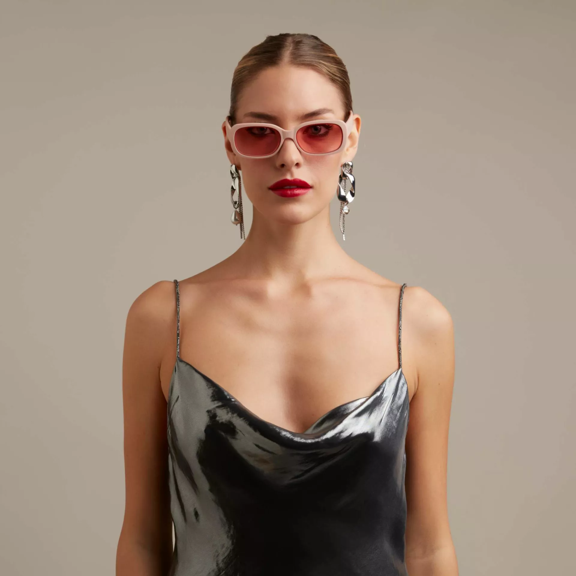 Okkia γυαλιά ηλίου Chiara Dusty Pink