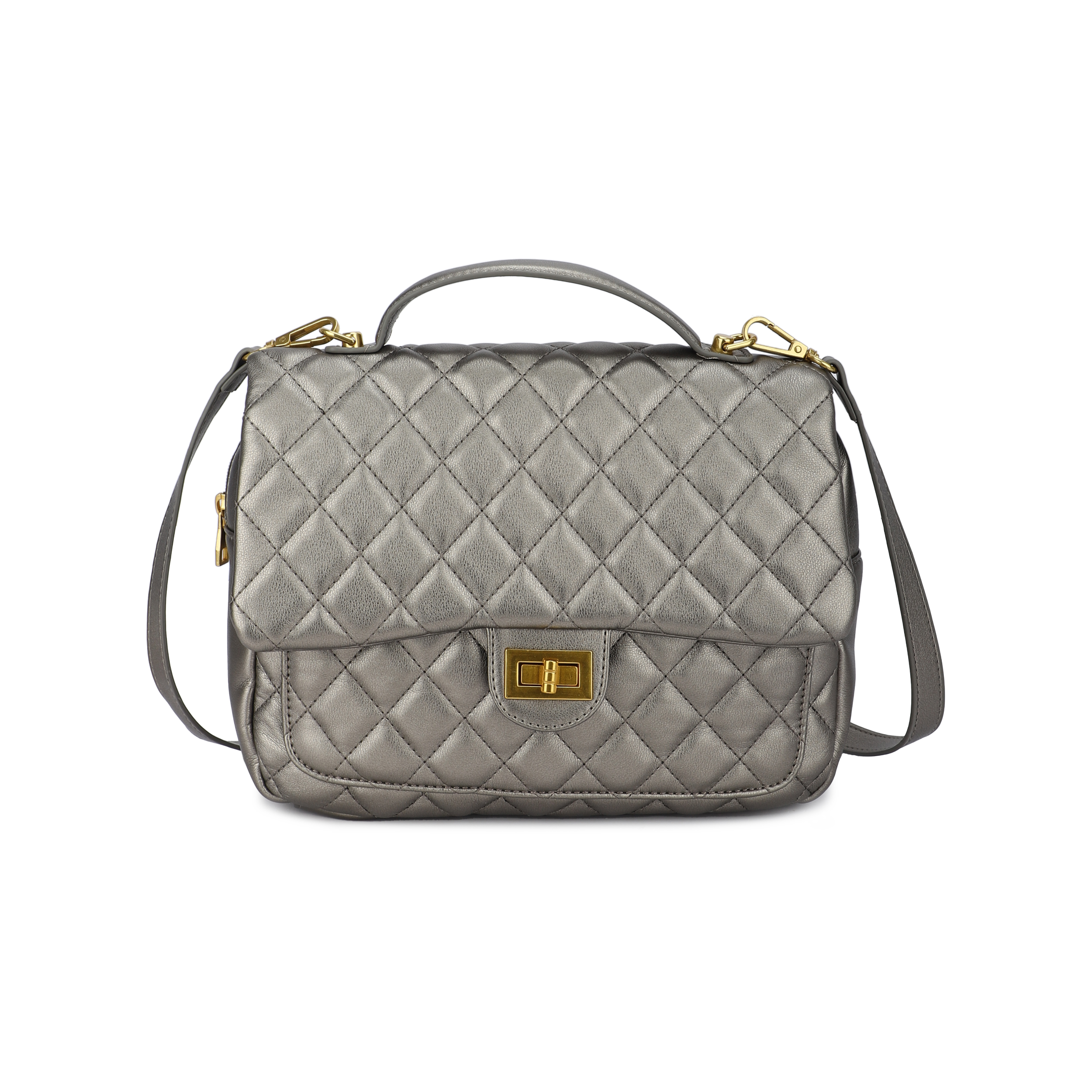 Γυναικεία Τσάντα Πλάτης Καπιτονέ Phil F PH4343 Μαύρο