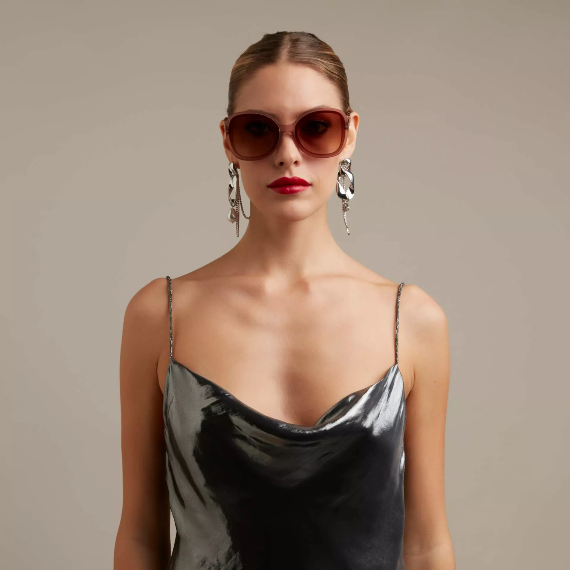 Okkia γυαλιά ηλίου Anna - Pink Havana