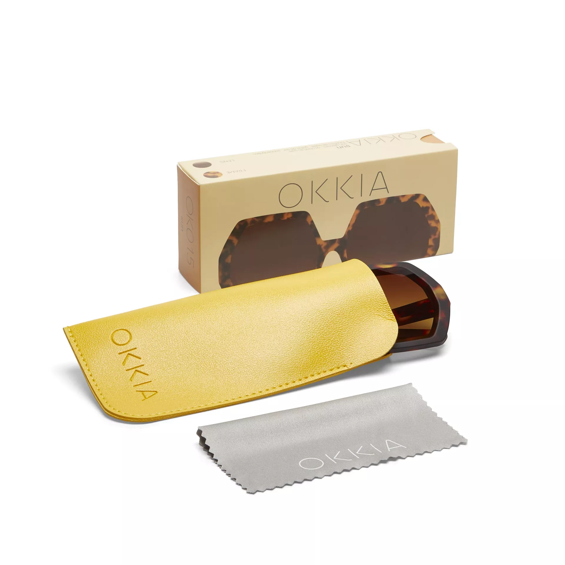 Okkia γυαλιά ηλίου Emma - Classic Havana