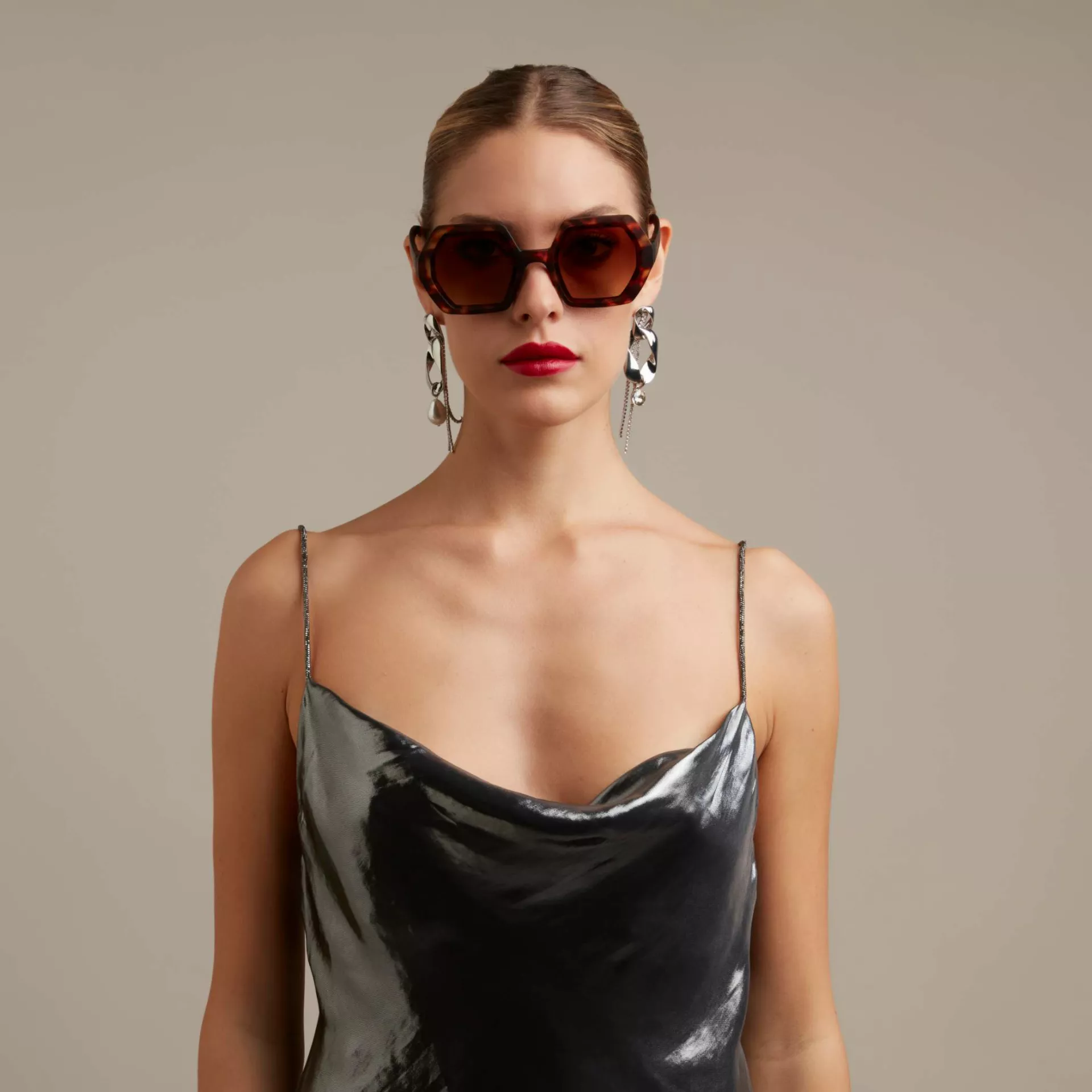 Okkia γυαλιά ηλίου Emma - Classic Havana