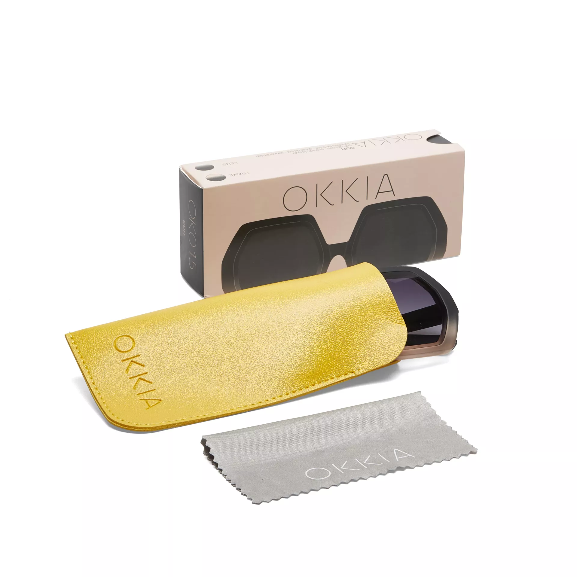 Okkia γυαλιά ηλίου Emma - Black shaded rose