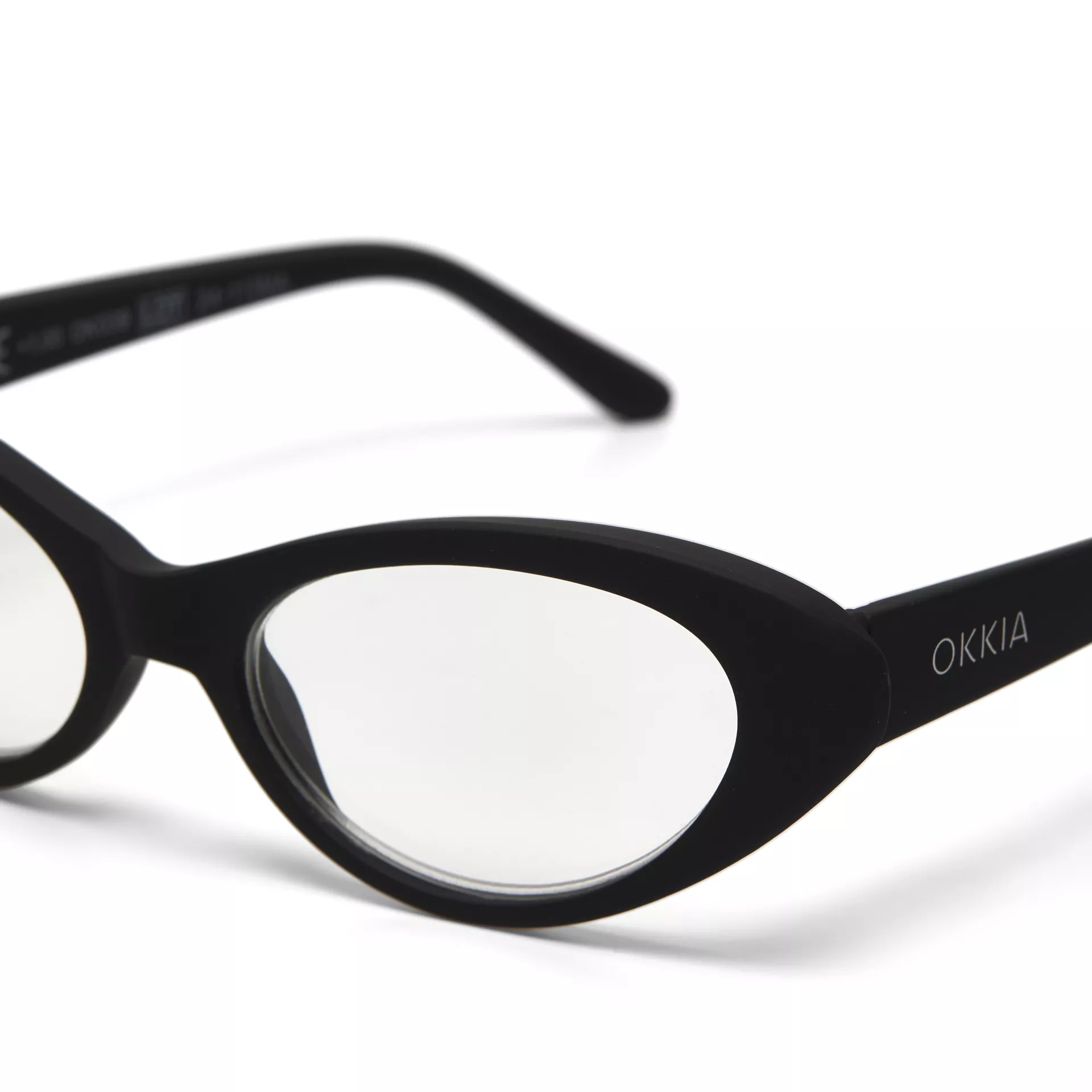 Γυαλιά διαβάσματος πρεσβυωπίας okkia Lina Small Cat Eye –  Black