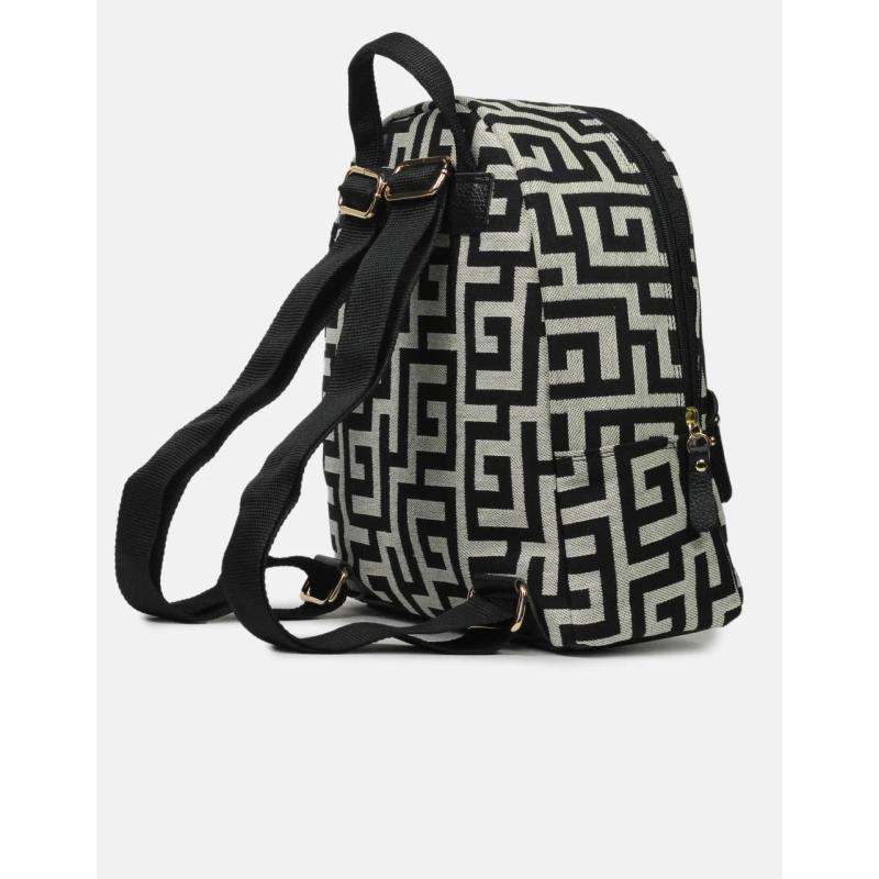 Ασπρόμαυρο σακίδιο πλάτης Καλλιρόη