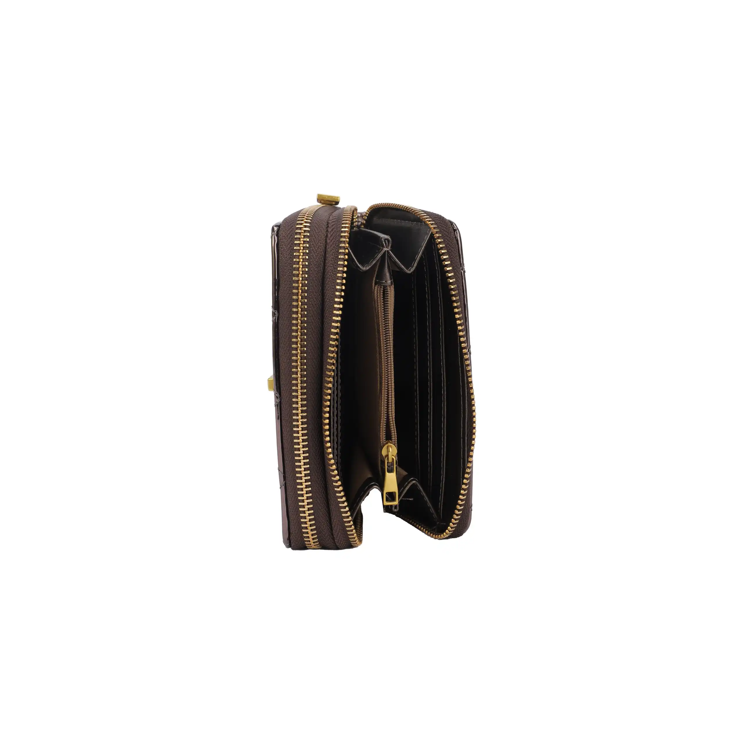 Γυναικείο Πορτοφόλι Χιαστί Phil F PH4372 Μπρονζέ