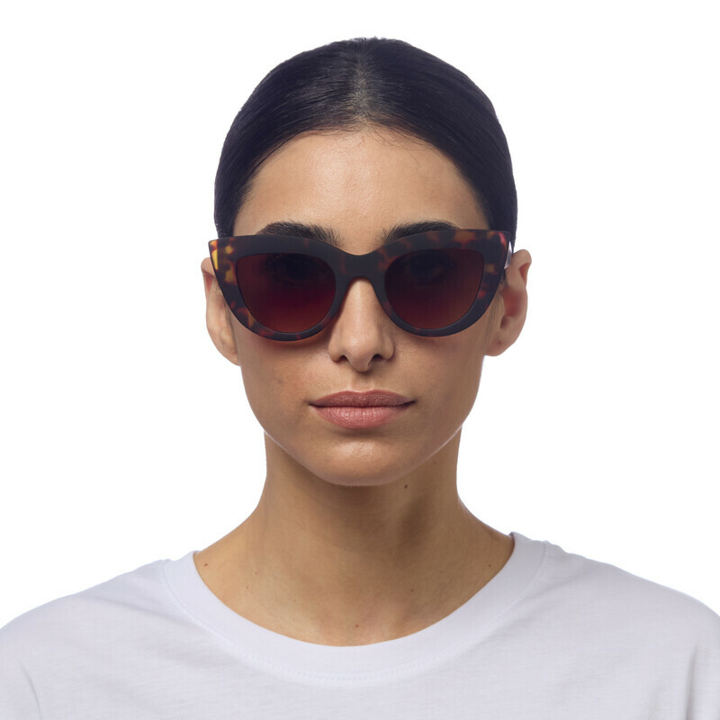 Okkia γυαλιά ηλίου Claudia Big Cat Eye - Classic havana