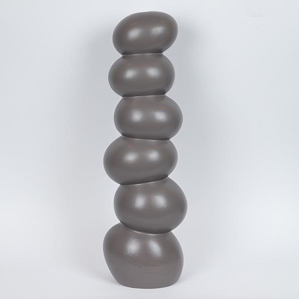 ΒΑΖΟ ΚΕΡΑΜΙΚΟ ΣΚΟΥΡΟ ΓΚΡΙ 20.5×17.1×65.3cm