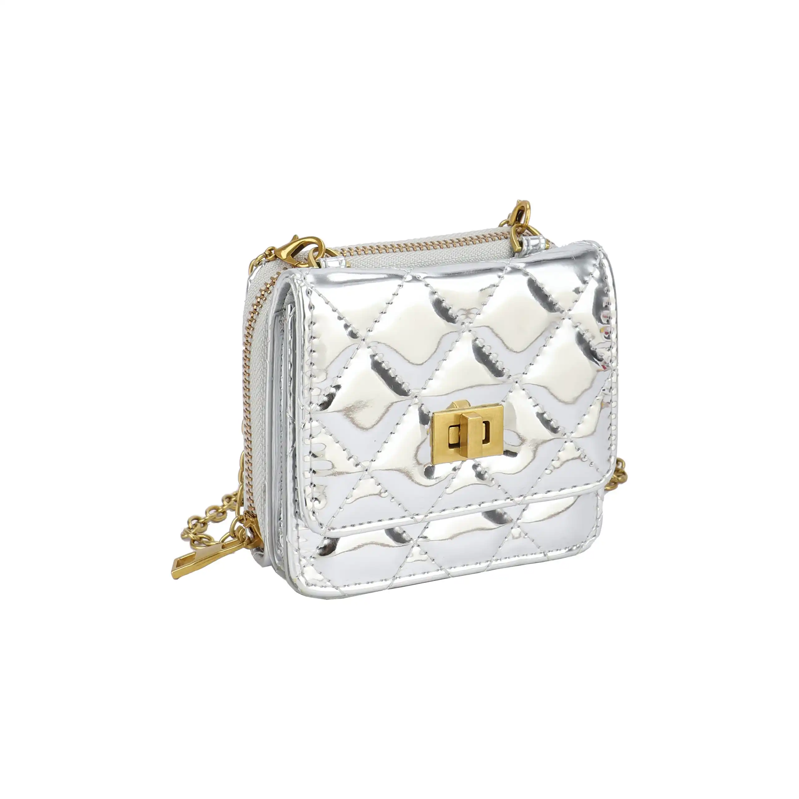 Γυναικείο Πορτοφόλι Χιαστί Phil F PH4370 Μπρονζέ