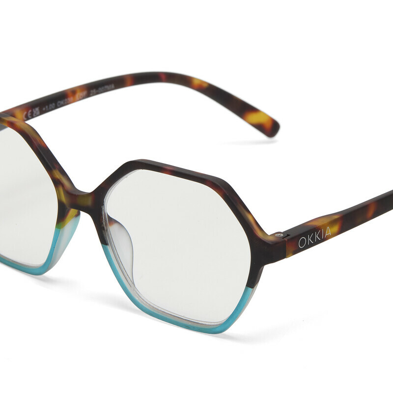 Okkia Venezia Reading Glasses OK036HB Havana Blue Okkia Venezia Reading Glasses OK036HB Havana Blue
