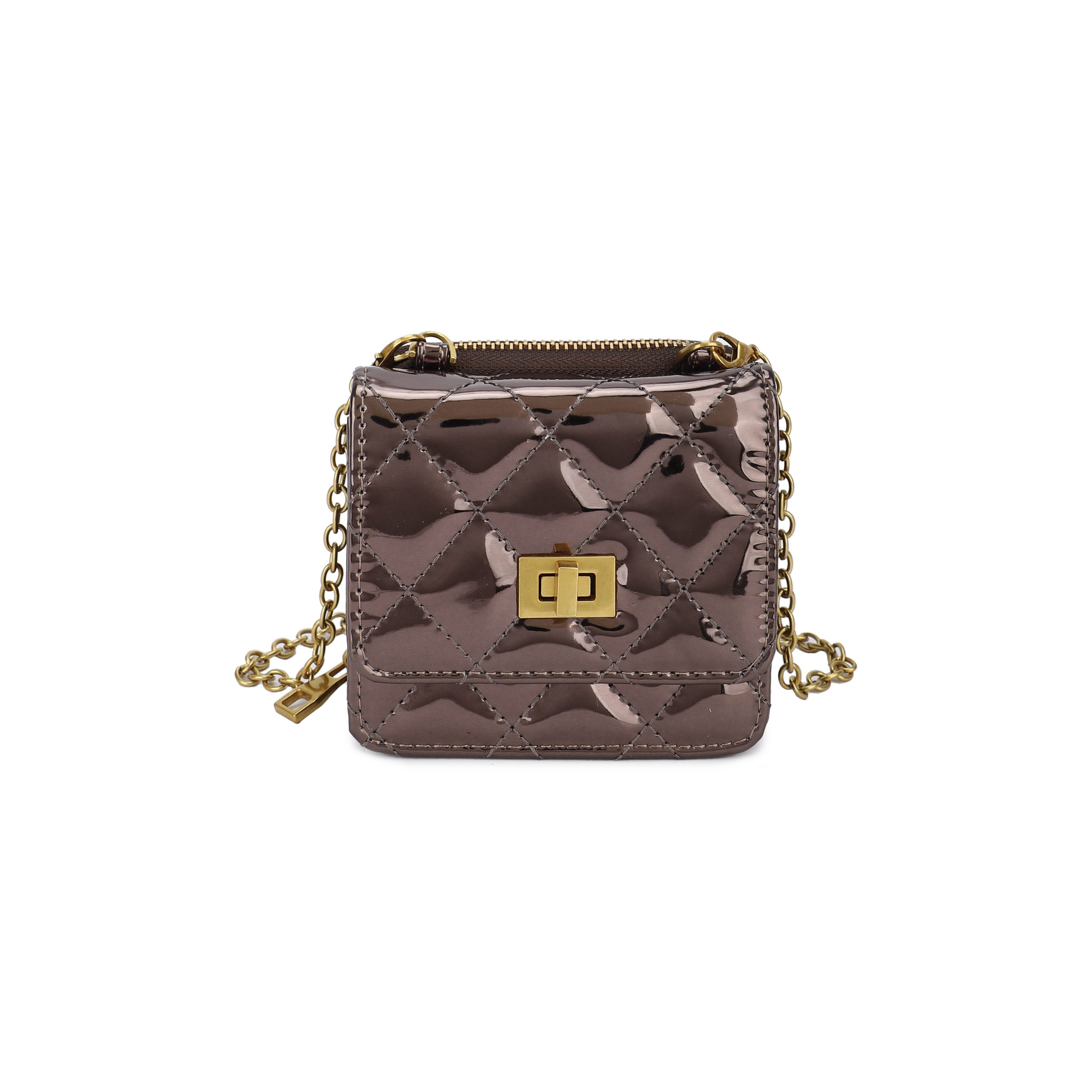 Γυναικείο Πορτοφόλι Χιαστί Phil F PH4370 Μπρονζέ