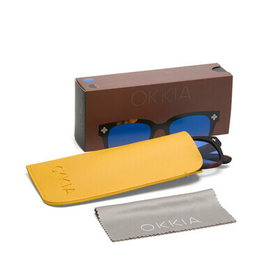 Okkia γυαλιά ηλίου Giovanni - Black Havana Green Lens