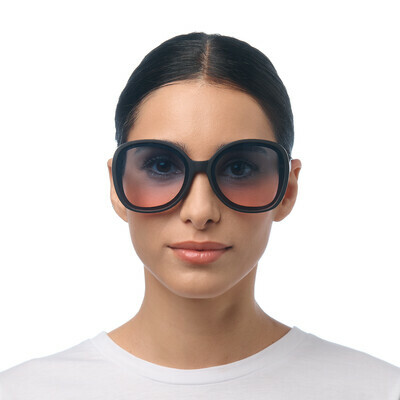 Okkia γυαλιά ηλίου Anna - Classic Havana με Μπλε Ροζ Φακό