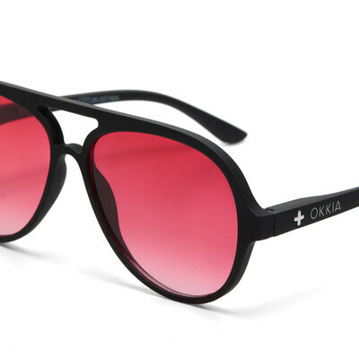 Okkia γυαλιά ηλίου Alessio - Black με Κίτρινο φακό