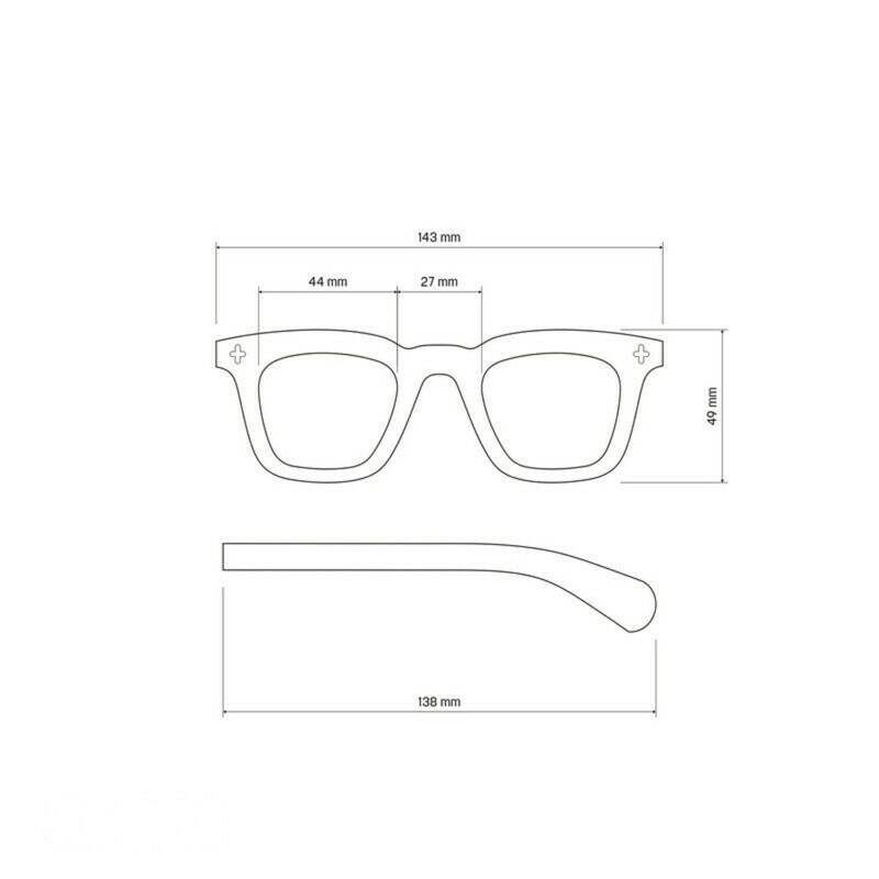 Okkia γυαλιά ηλίου Firenze Havana black (blue lenses)