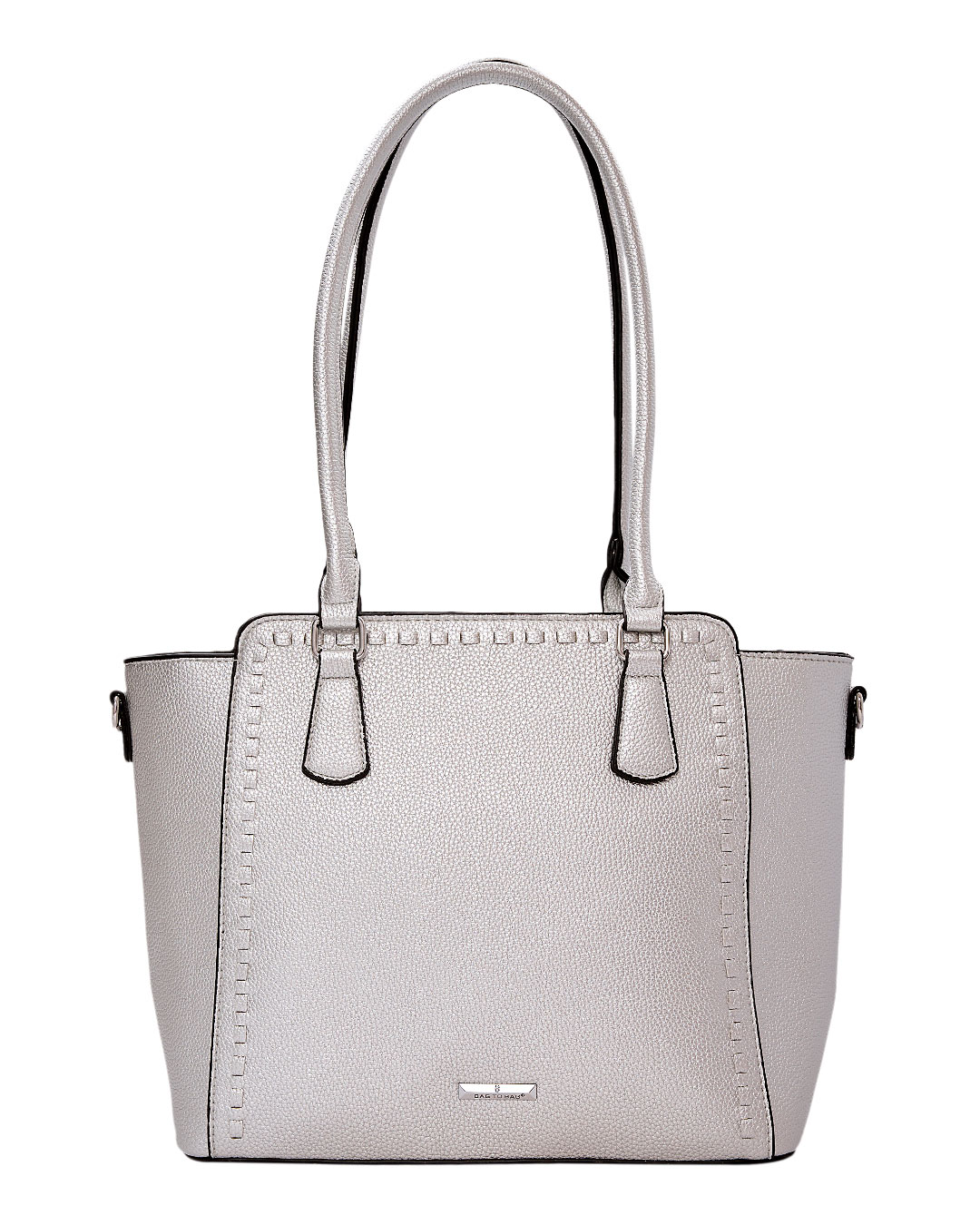 Τσάντα ώμου QR-23912 – Ασημί