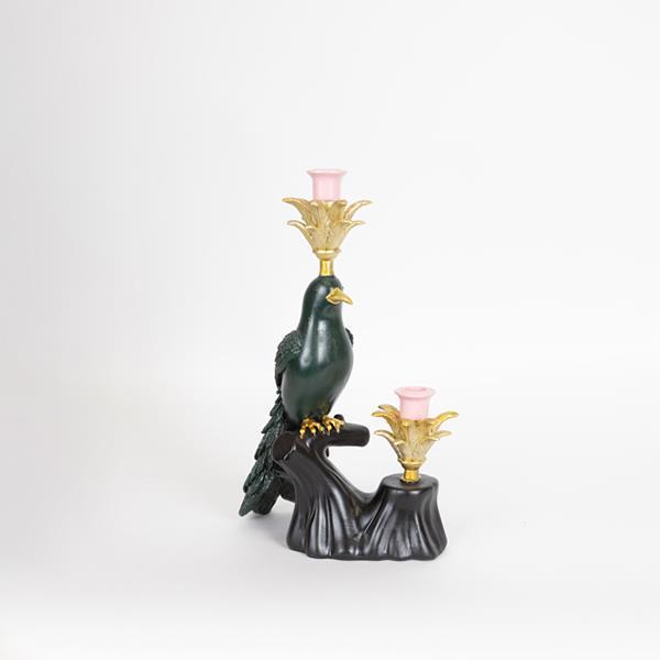 ΚΗΡΟΠΗΓΙΟ ΠΟΥΛΙ ΠΟΛΥΡΕΖΙΝ ΜΑΥΡΟ-ΠΡΑΣΙΝΟ-ΡΟΖ 1 ΘΕΣΗ 24.5x14x38.5cm