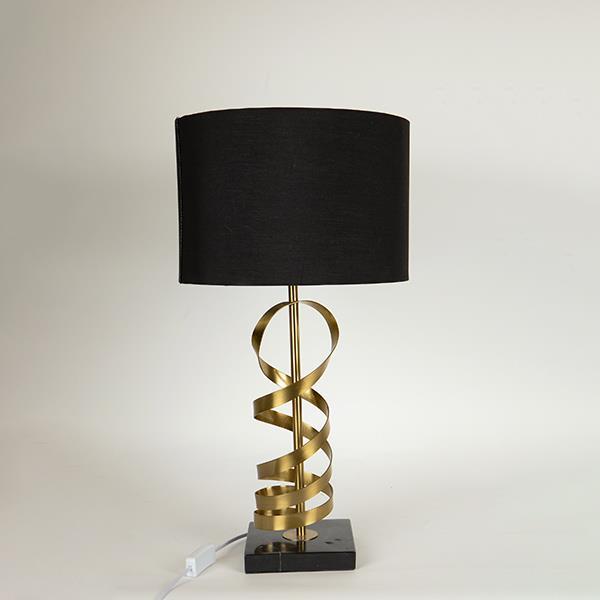 ΕΠΙΤΡΑΠΕΖΙΟ ΦΩΤΙΣΤΙΚΟ ΜΕ ΜΑΥΡΟ ΚΑΠΕΛΟ ΜΕΤΑΛΛΙΚΟ ΧΡΥΣΟ – ΜΑΥΡΟ 60x60cm