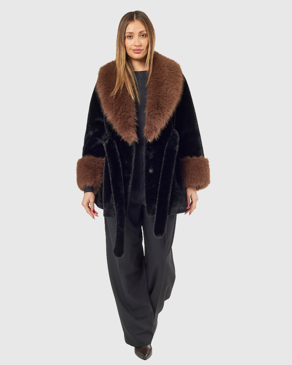 VERDE ΓΥΝΑΙΚΕΙΟ ΓΟΥΝΙΝΟ ΠΑΛΤΟ 33-0000723 ΜΑΥΡΟ VERDE ΓΥΝΑΙΚΕΙΟ ΓΟΥΝΙΝΟ ΠΑΛΤΟ 33-0000723 ΜΑΥΡΟ