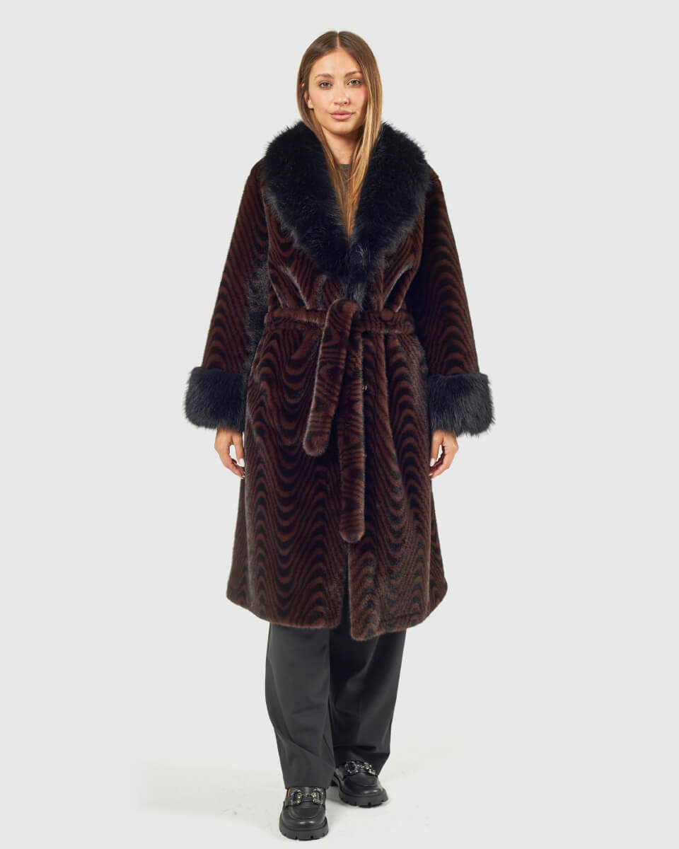 VERDE ΓΥΝΑΙΚΕΙΟ ΓΟΥΝΙΝΟ ΠΑΛΤΟ 33-0000726 ΜΑΥΡΟ