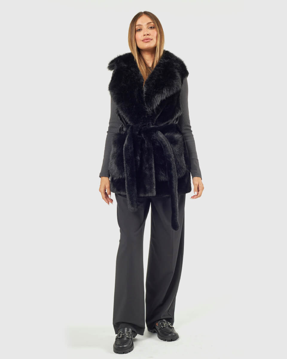 VERDE ΓΥΝΑΙΚΕΙΟ ΓΟΥΝΙΝΟ ΠΑΛΤΟ 33-0000728 ΜΑΥΡΟ