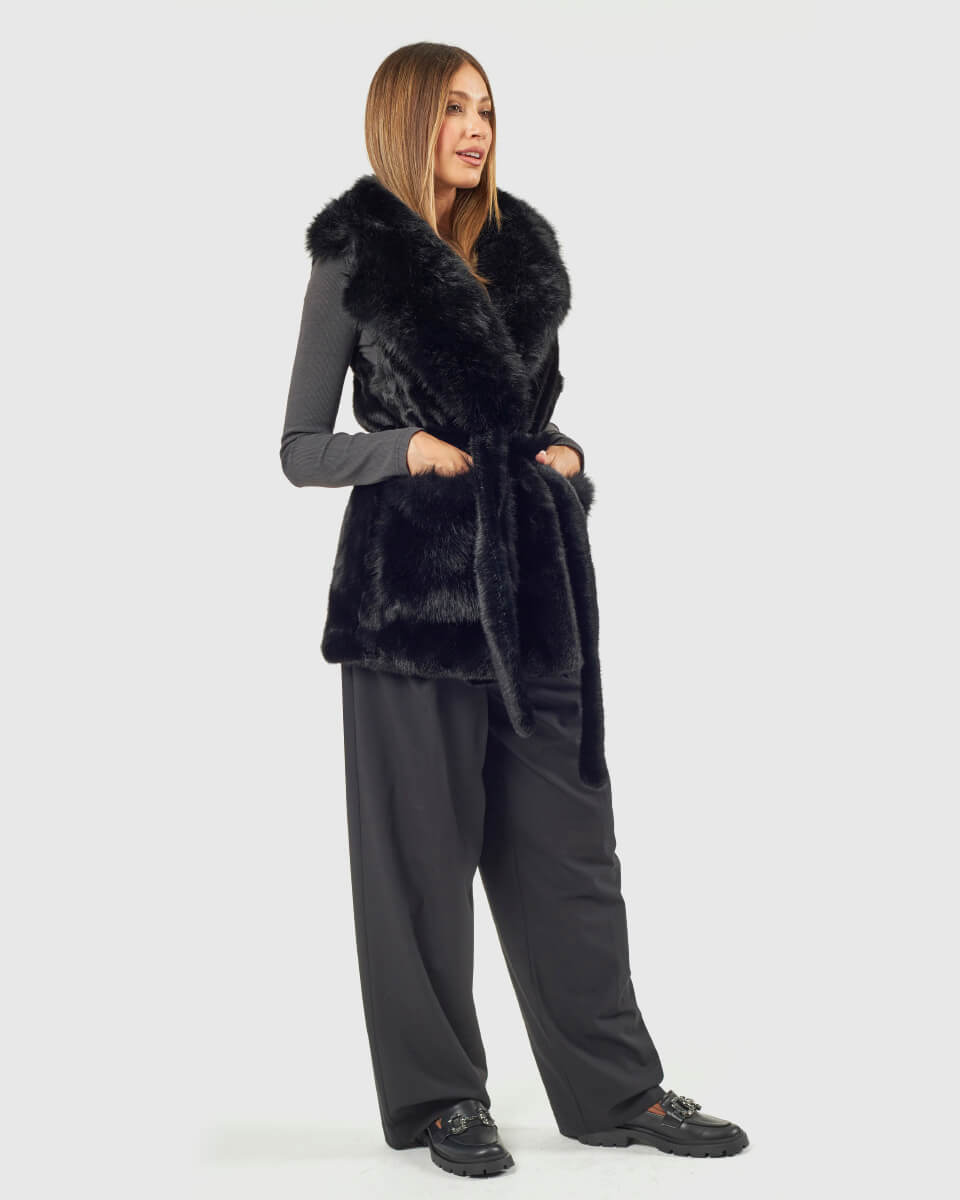 VERDE ΓΥΝΑΙΚΕΙΟ ΓΟΥΝΙΝΟ ΠΑΛΤΟ 33-0000728 ΜΑΥΡΟ